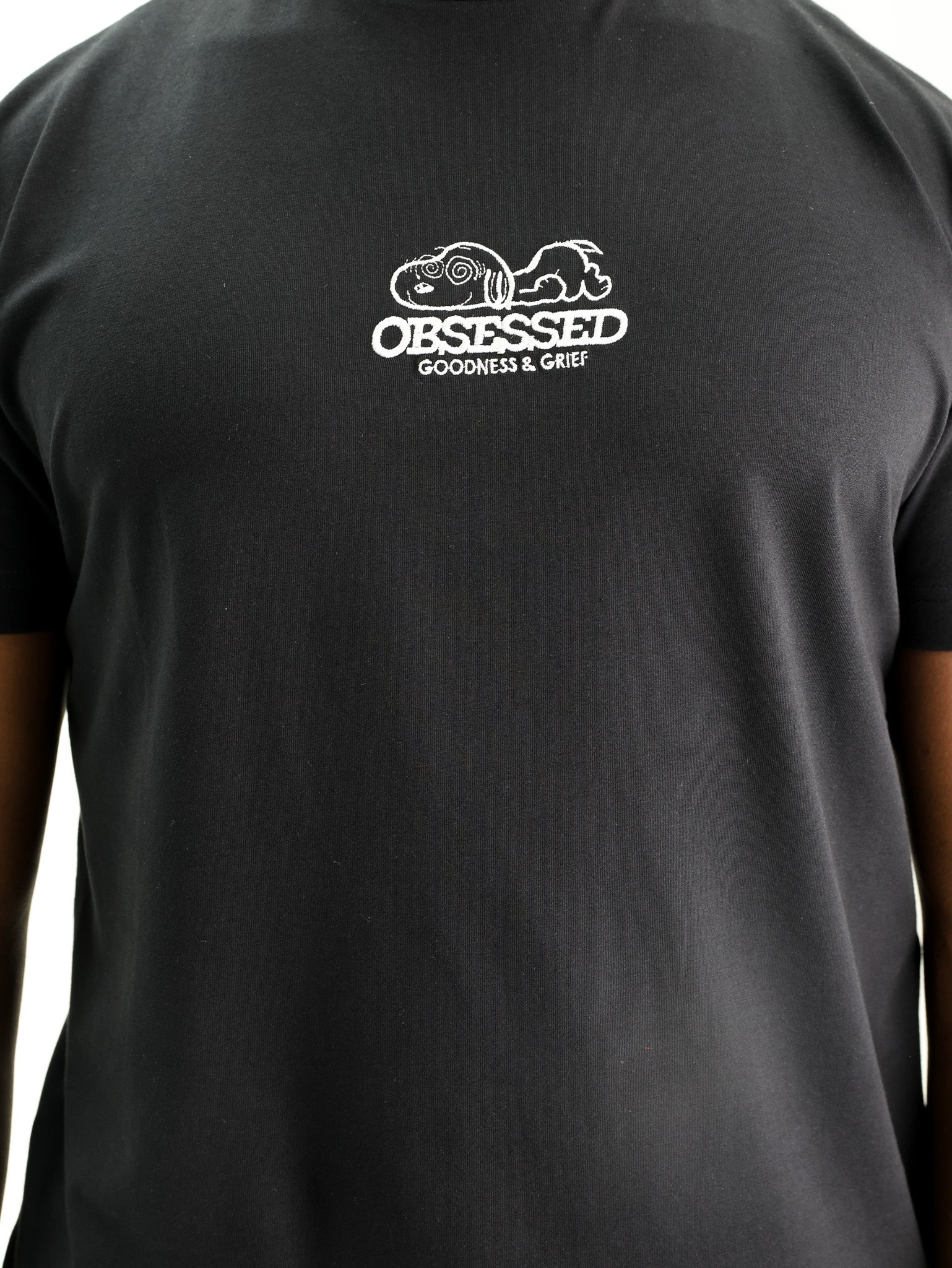 Iceberg T-Shirt Peanuts Patch Embro Logo Black