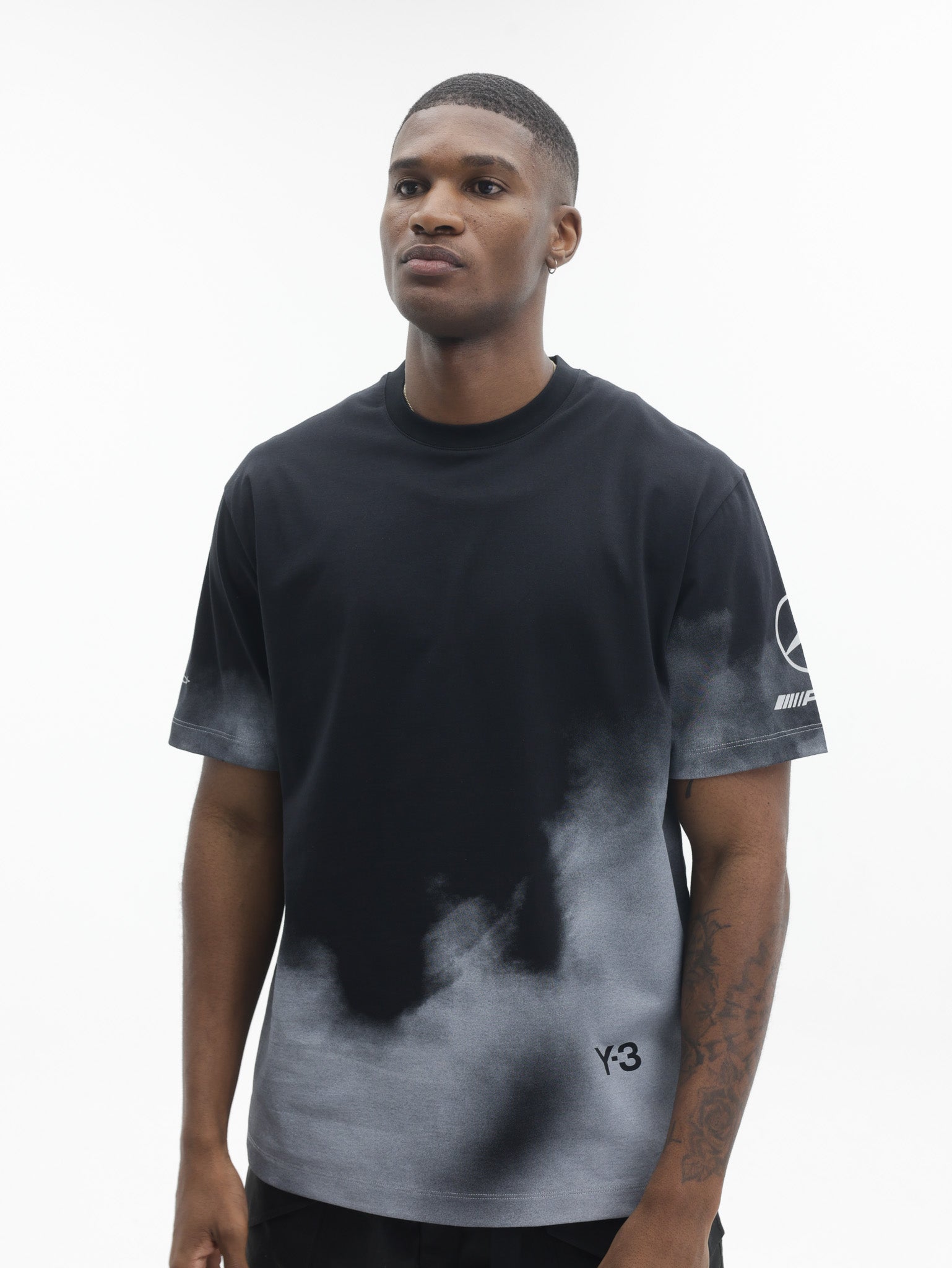 Y-3 T-Shirt Ss F1 Tour Black