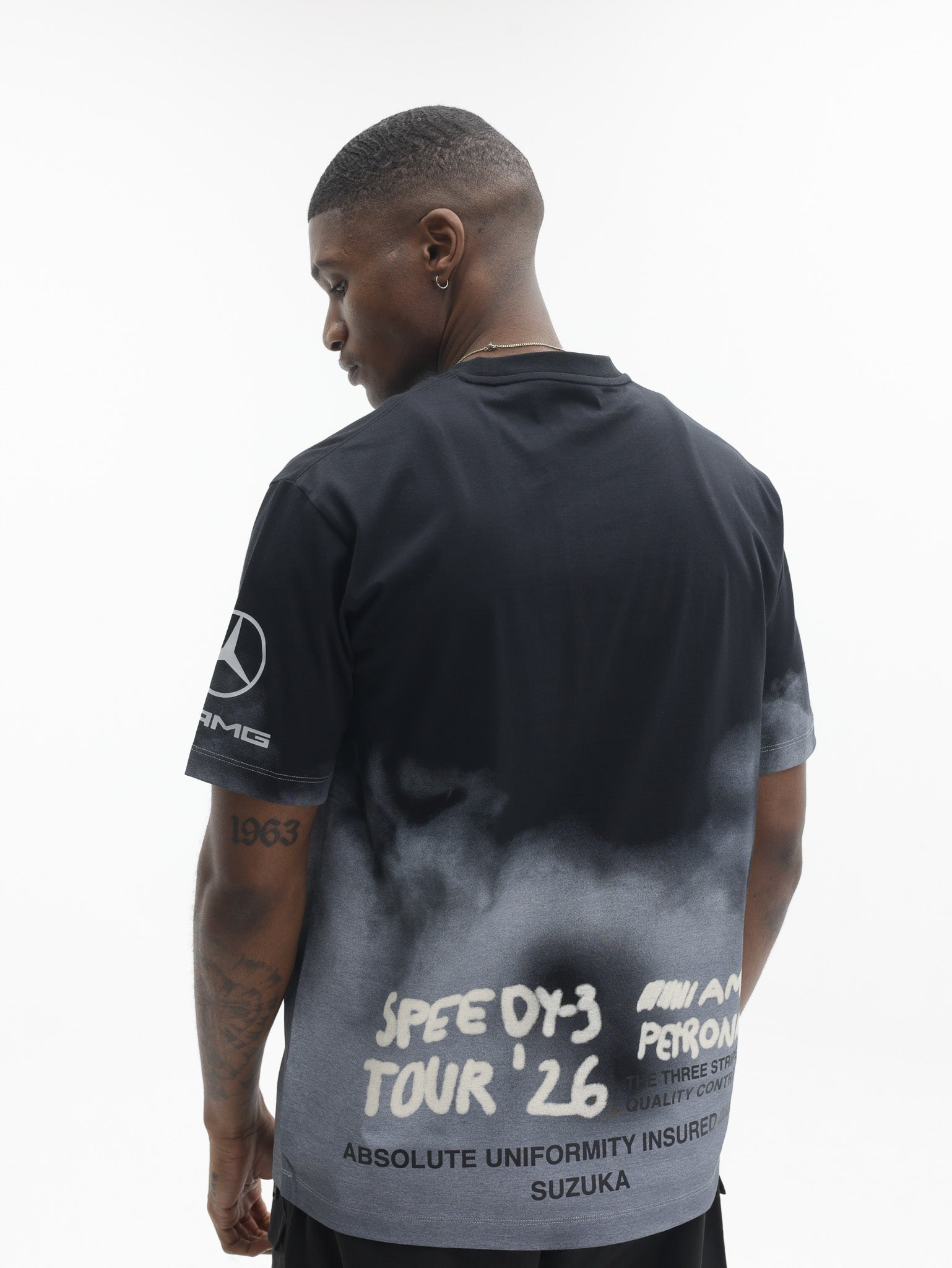Y-3 T-Shirt Ss F1 Tour Black