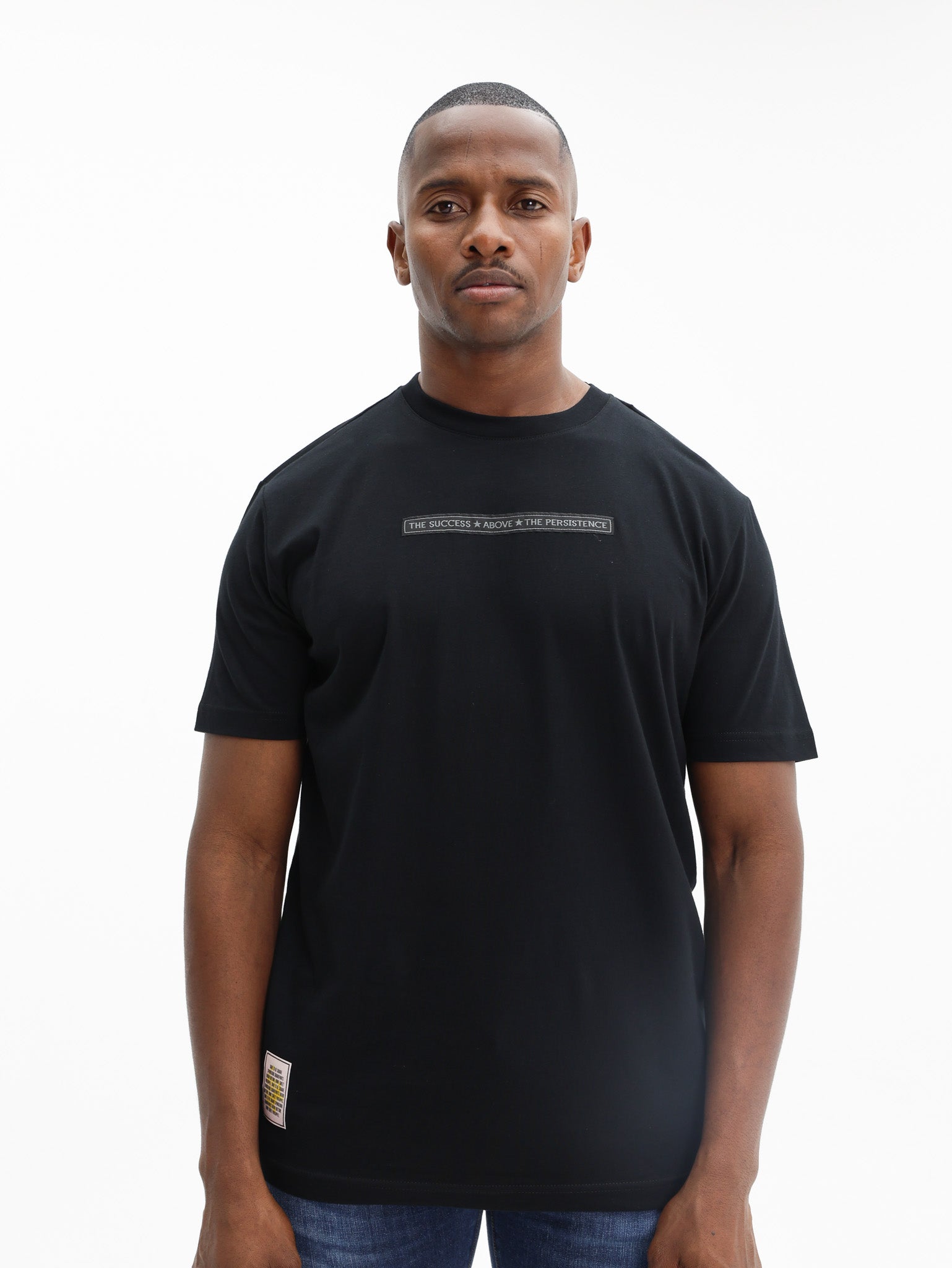 Iceberg T-Shirt Inscribed Black