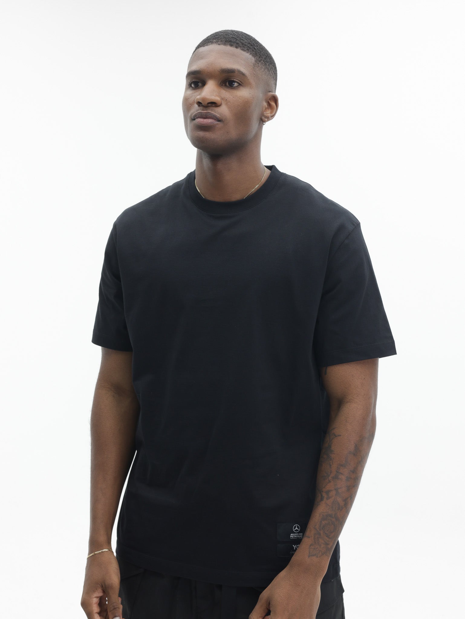 Y-3 T-Shirt Ss F1 Logo Black