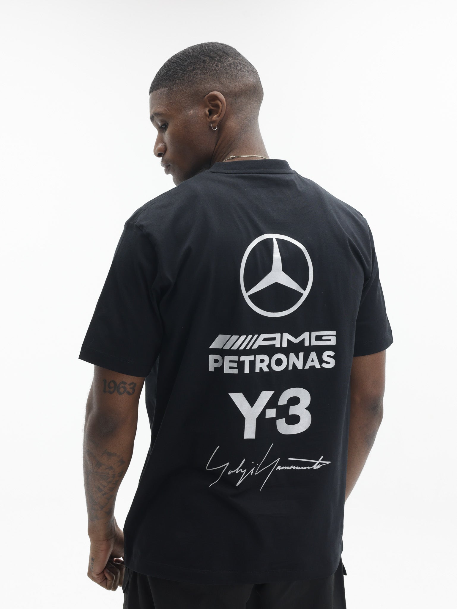 Y-3 T-Shirt Ss F1 Logo Black