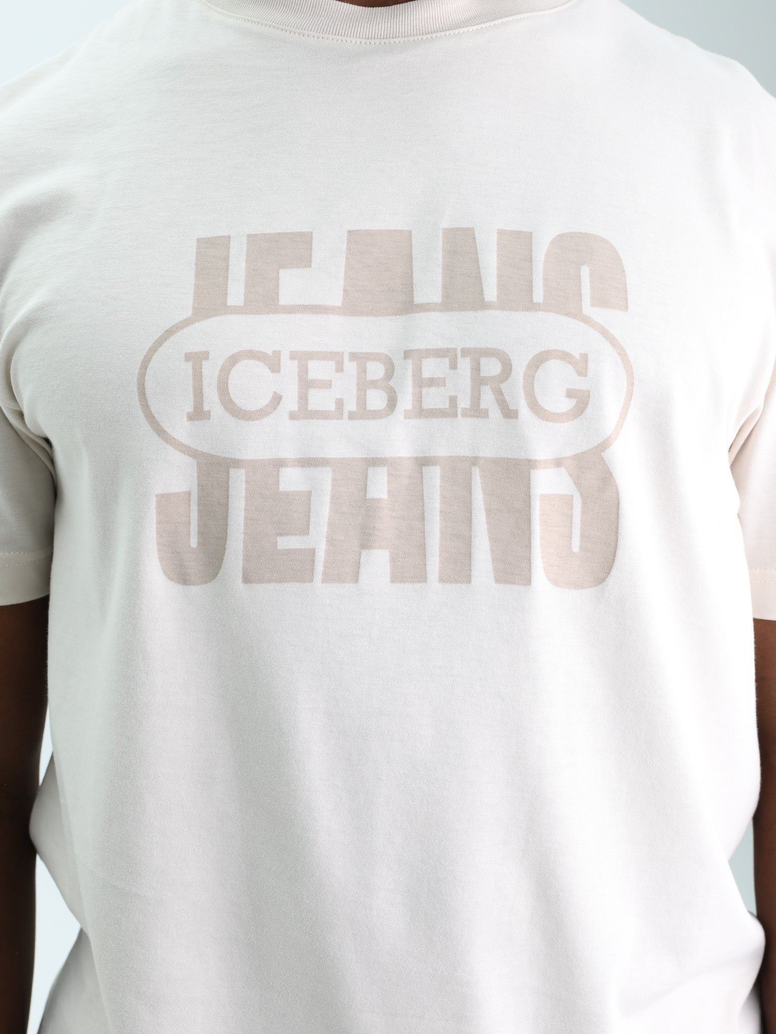 Iceberg T-Shirt Regular Fit Ivory