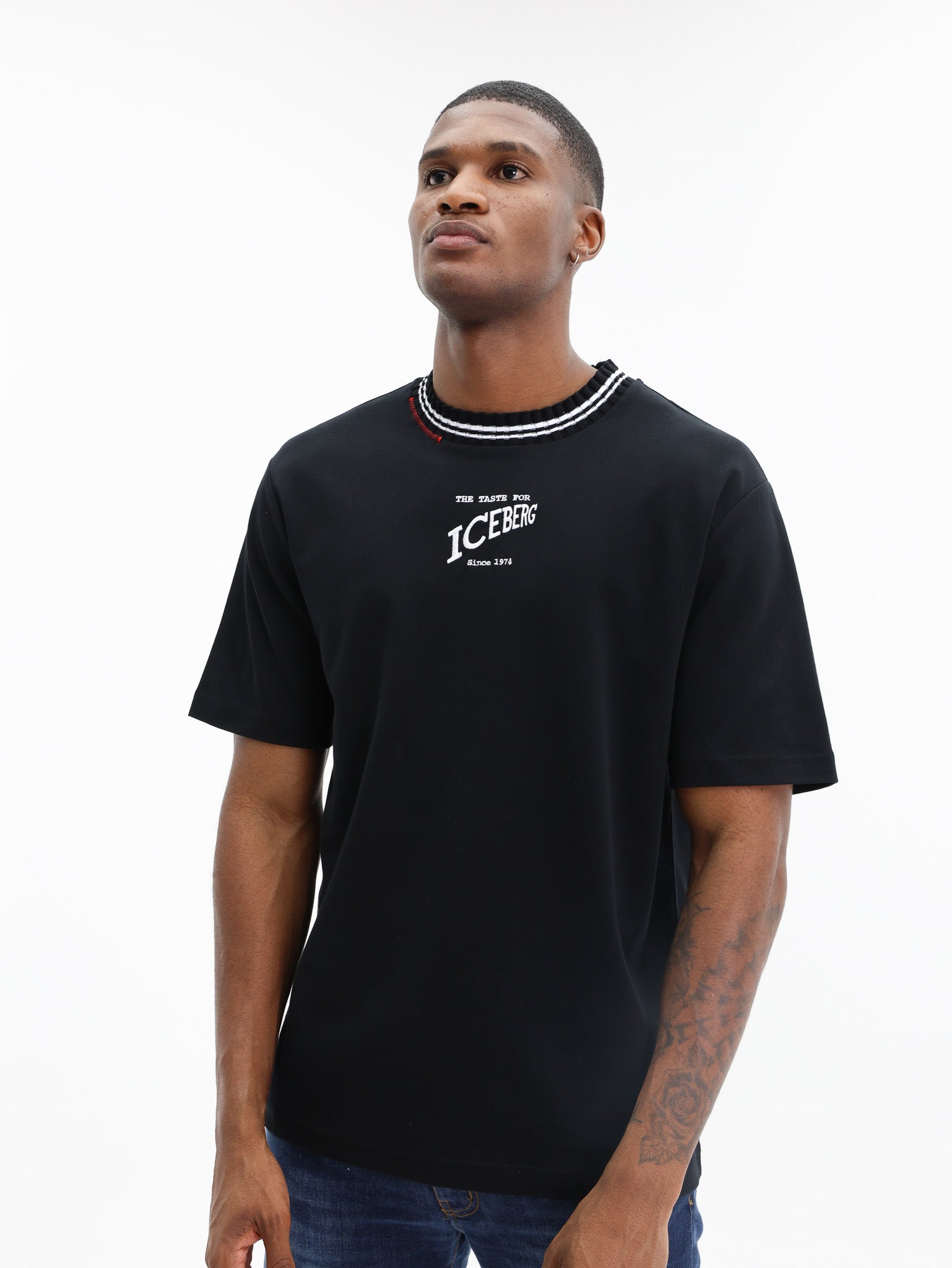 Iceberg T-Shirt Iconic Iceberg Logo Black