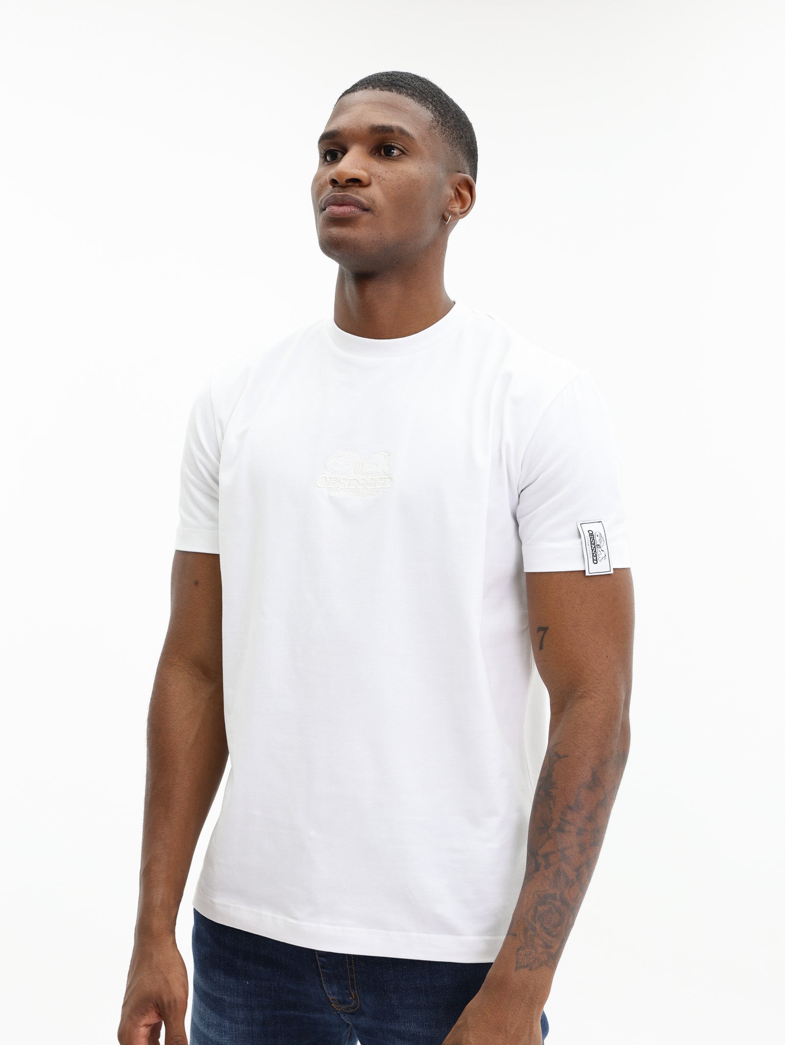 Iceberg T-Shirt Peanuts Patch Embro Logo White
