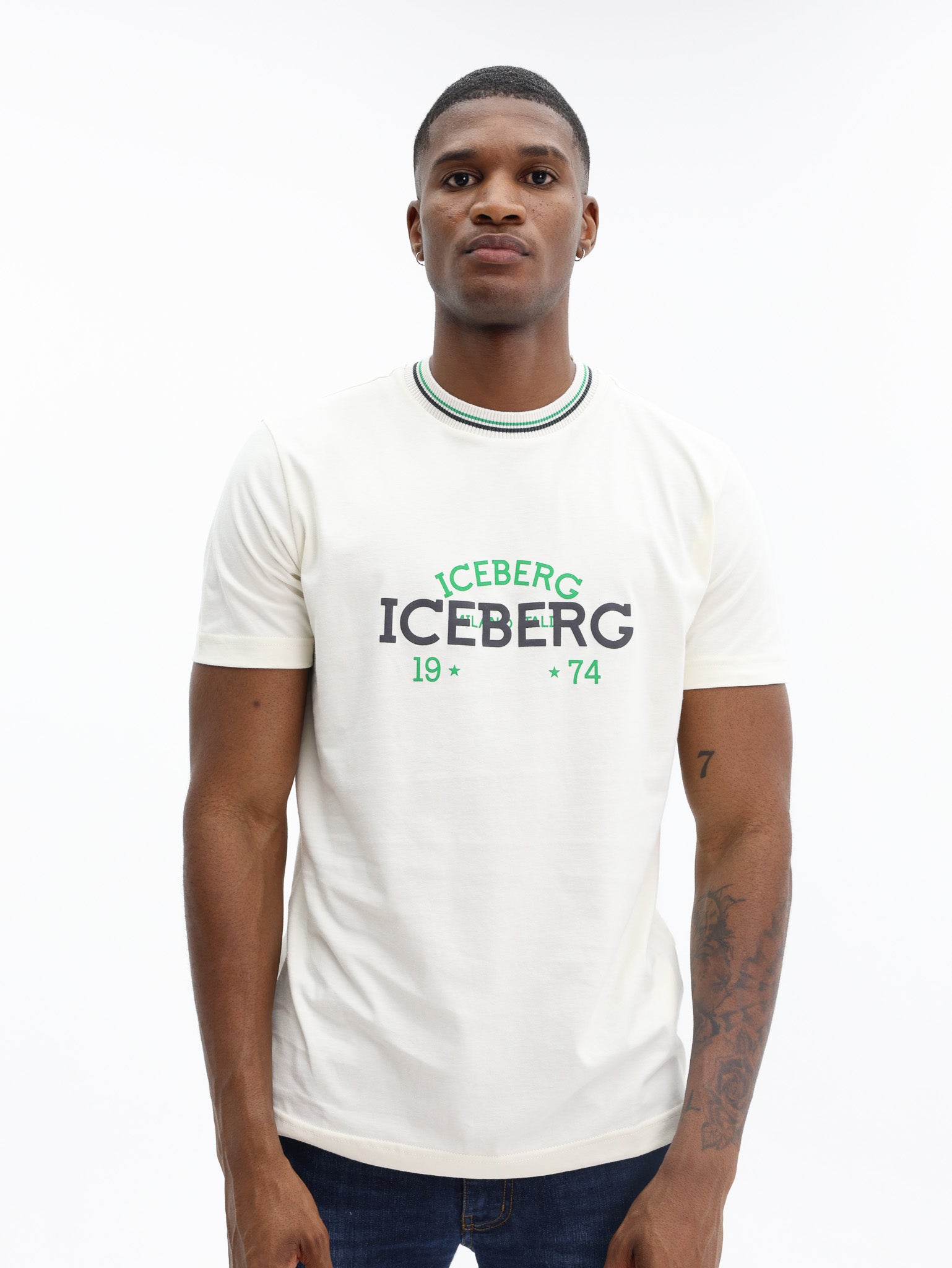 Iceberg T-Shirt Milano Italia Vanilla