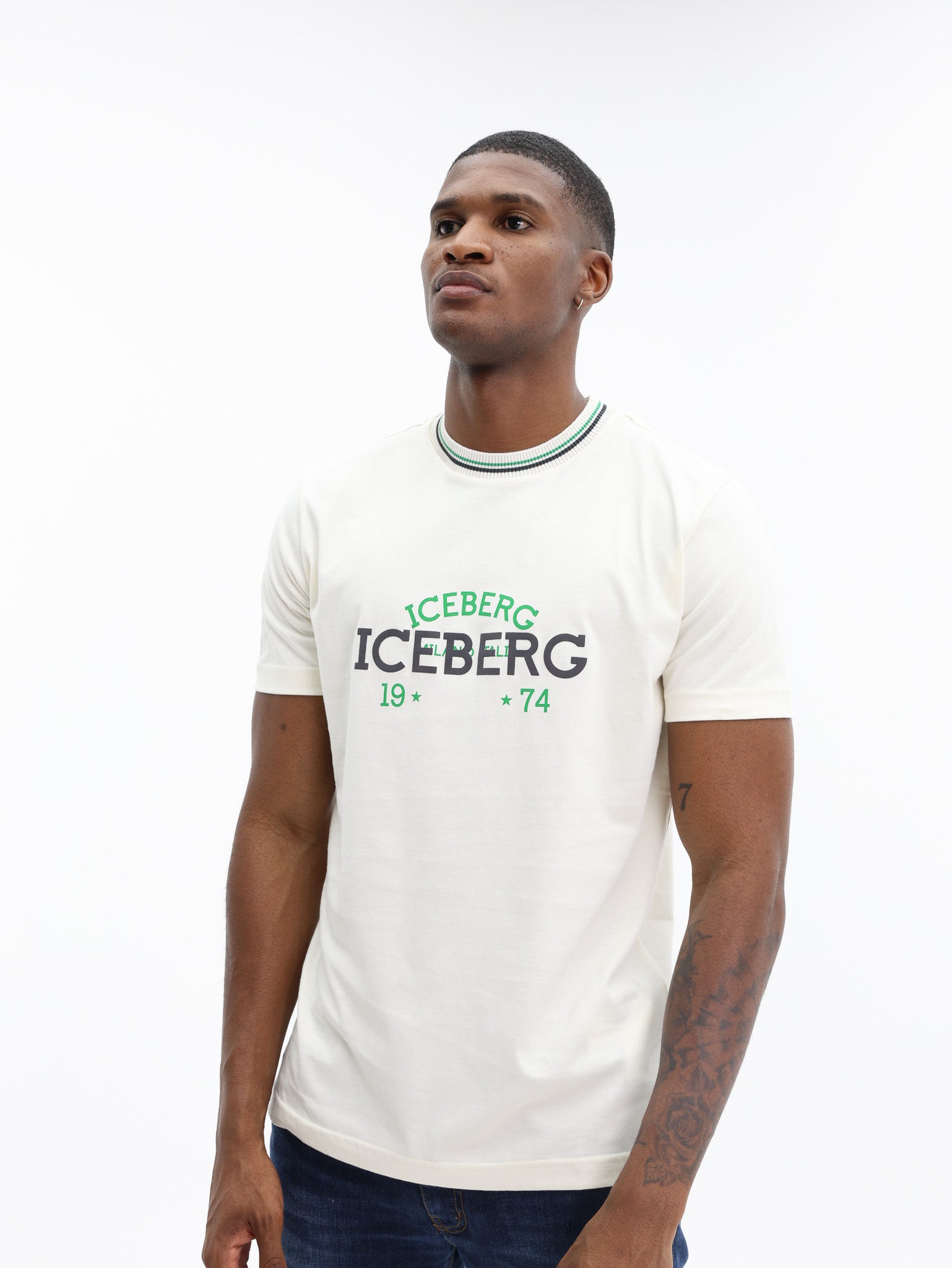 Iceberg T-Shirt Milano Italia Vanilla