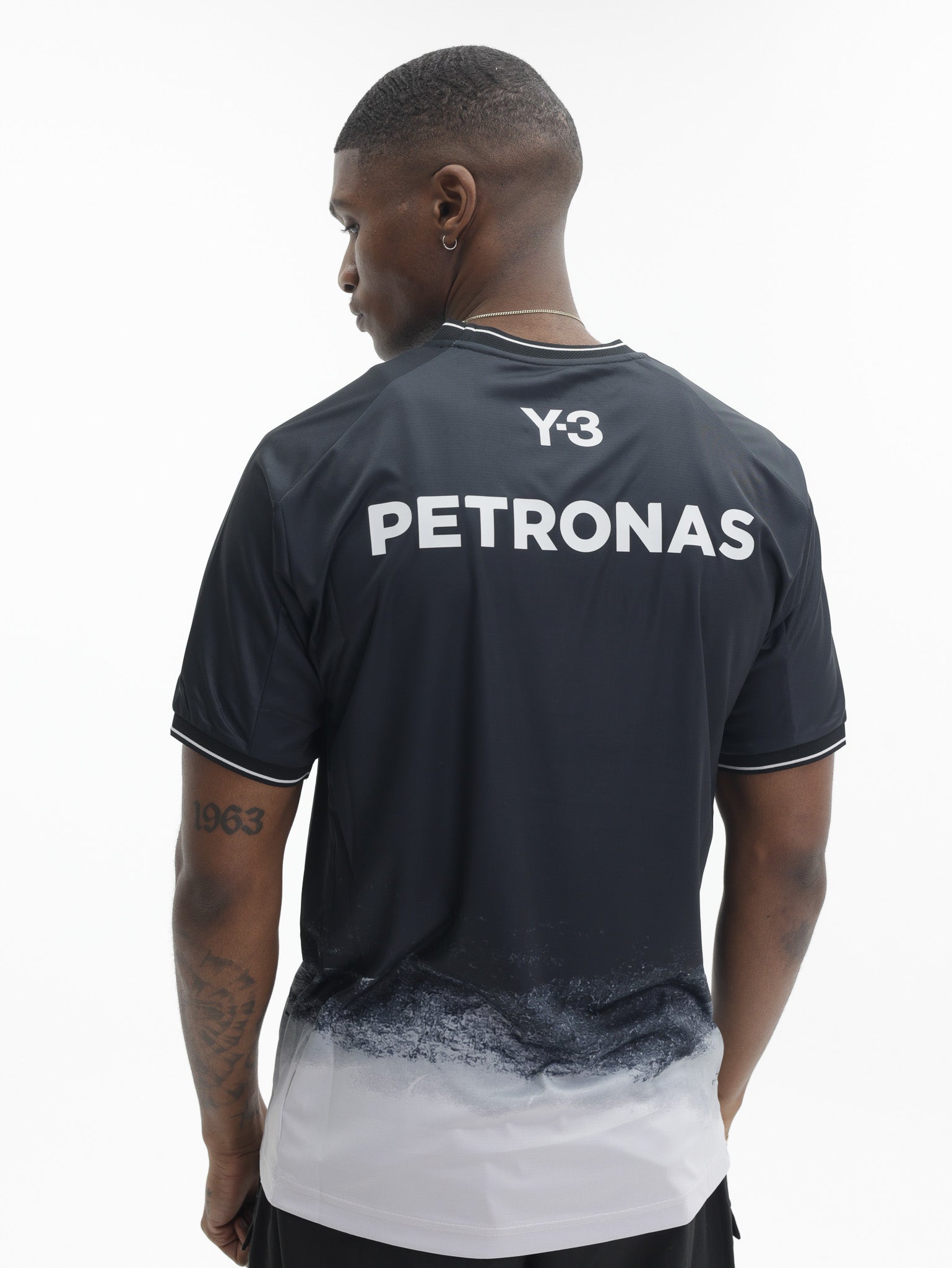 Y-3 T-Shirt Ss F1 Mech Ss Black Multi
