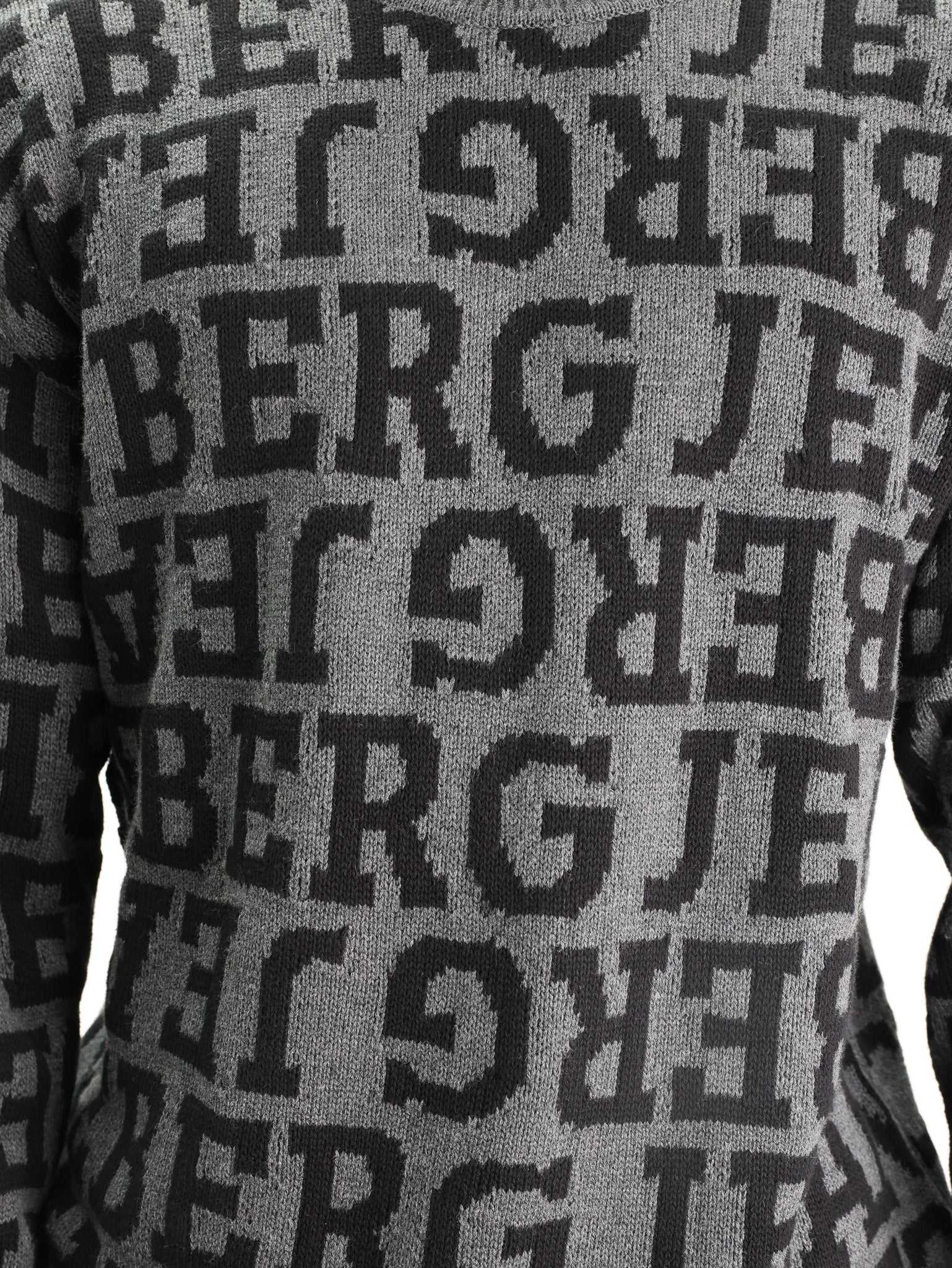 Iceberg Sweater Regular Fit Logo Inlay Grey