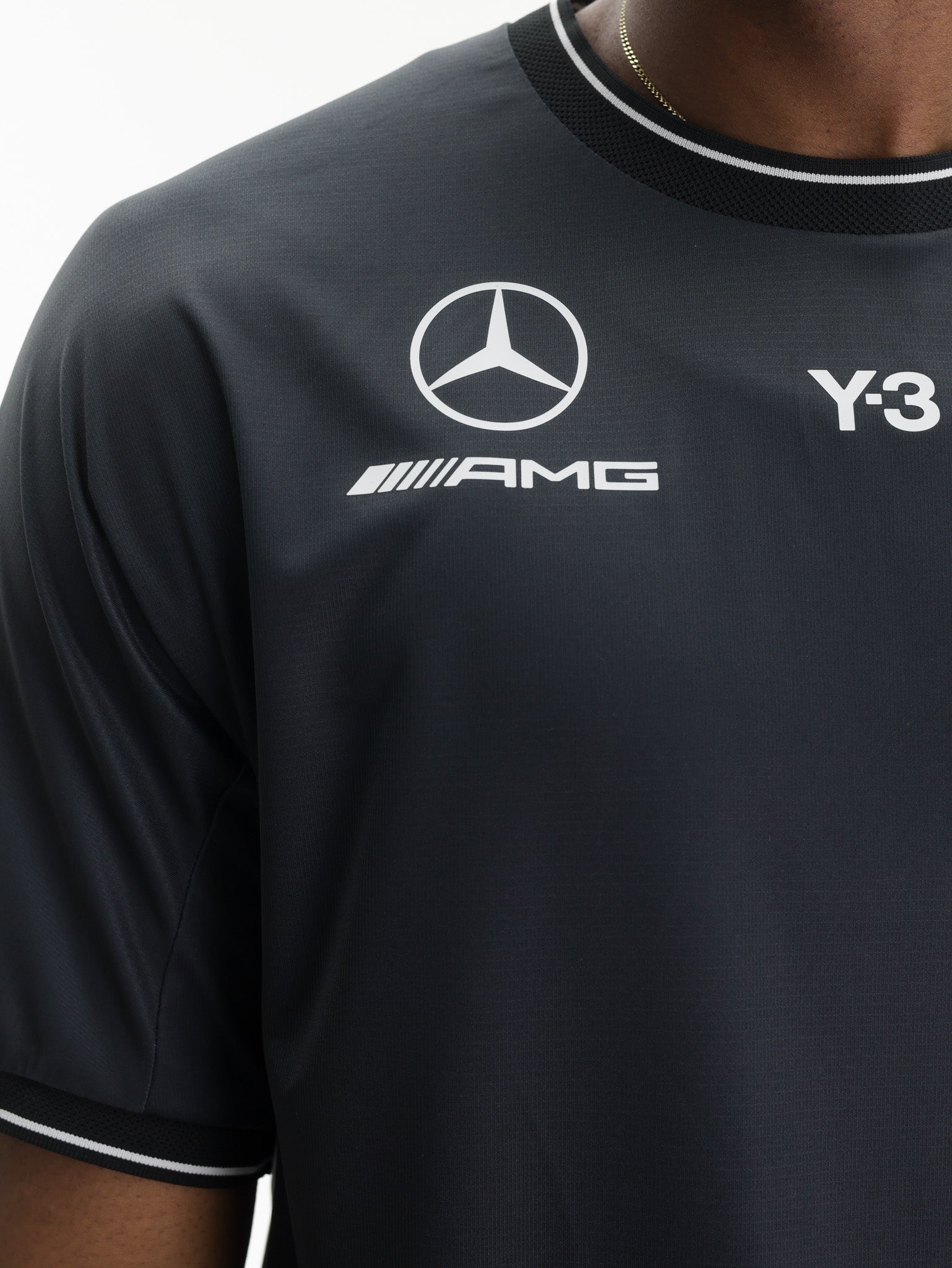 Y-3 T-Shirt Ss F1 Mech Ss Black Multi