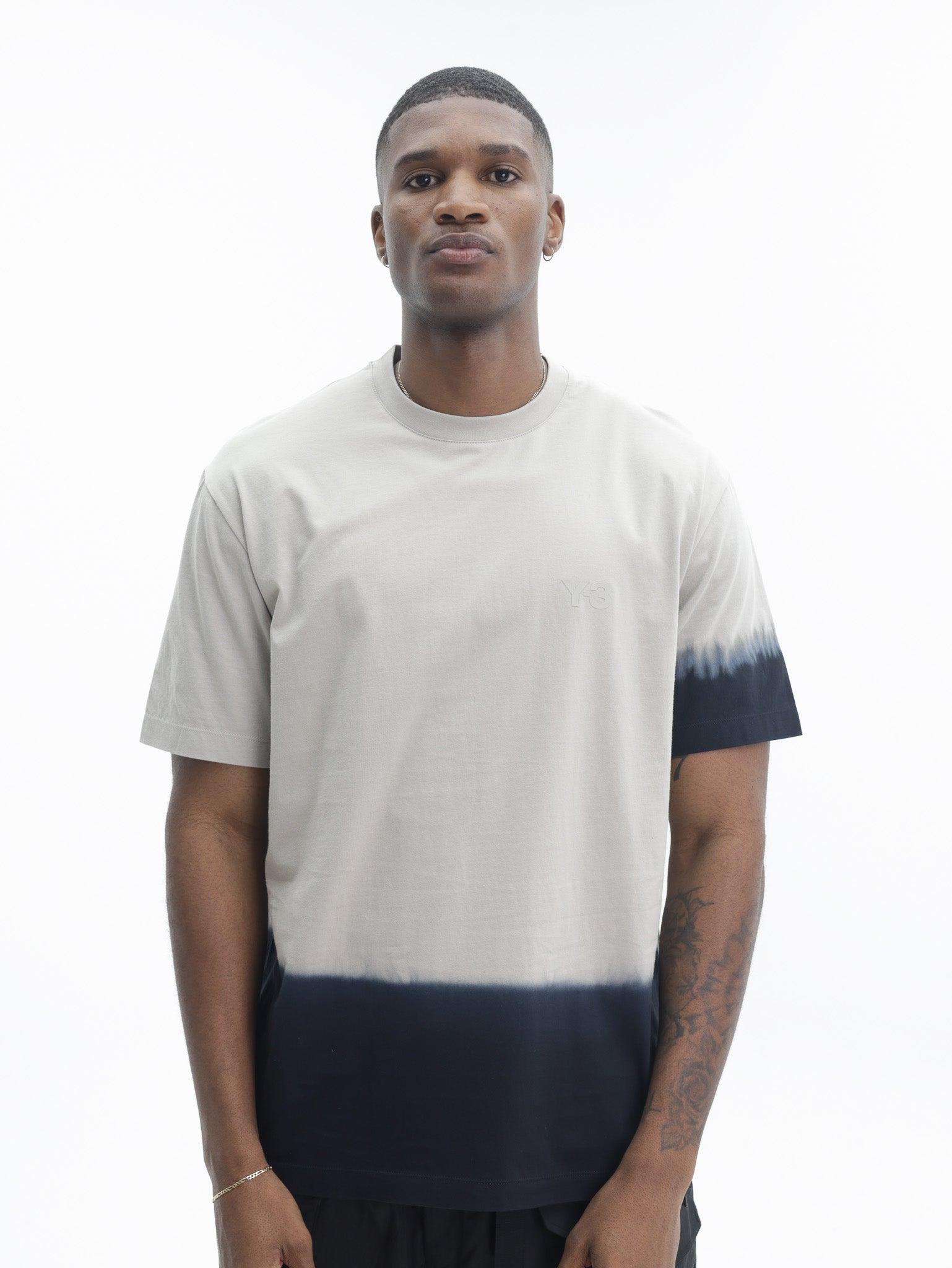 Y-3 T-Shirt Ss Dip Rg Lbrow Beige
