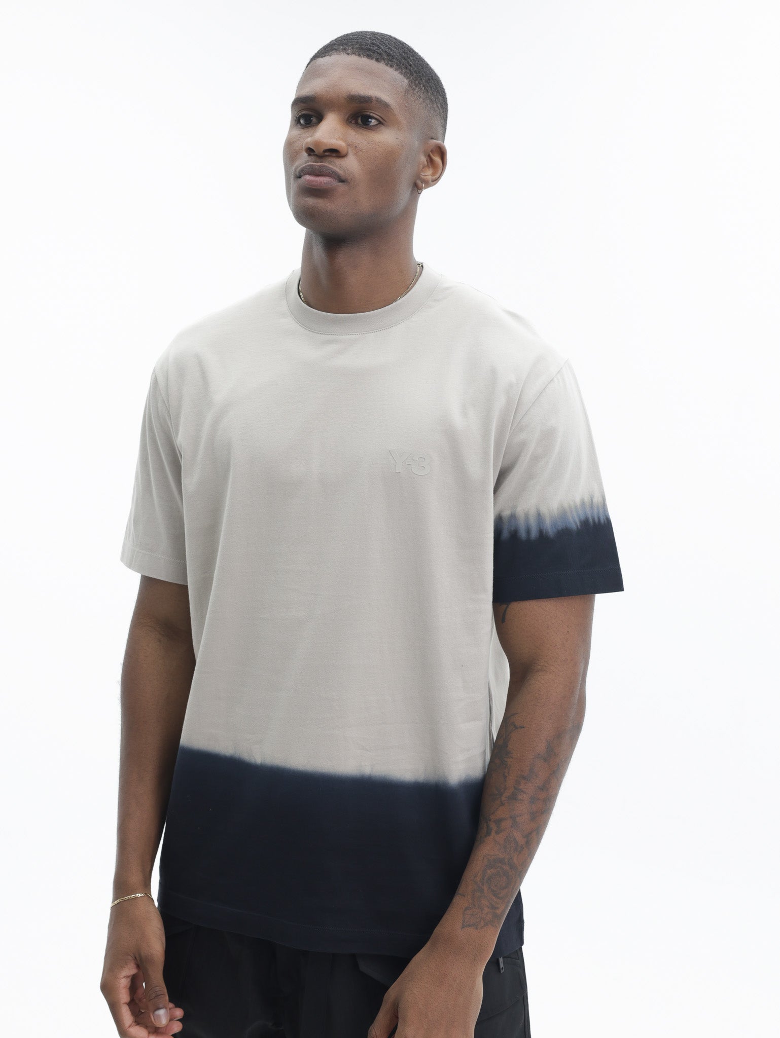 Y-3 T-Shirt Ss Dip Rg Lbrow Beige