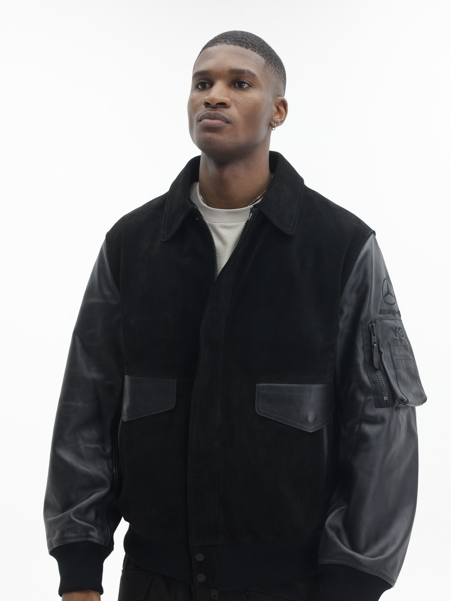 Y-3 Jacket F1 Lth Racing Black