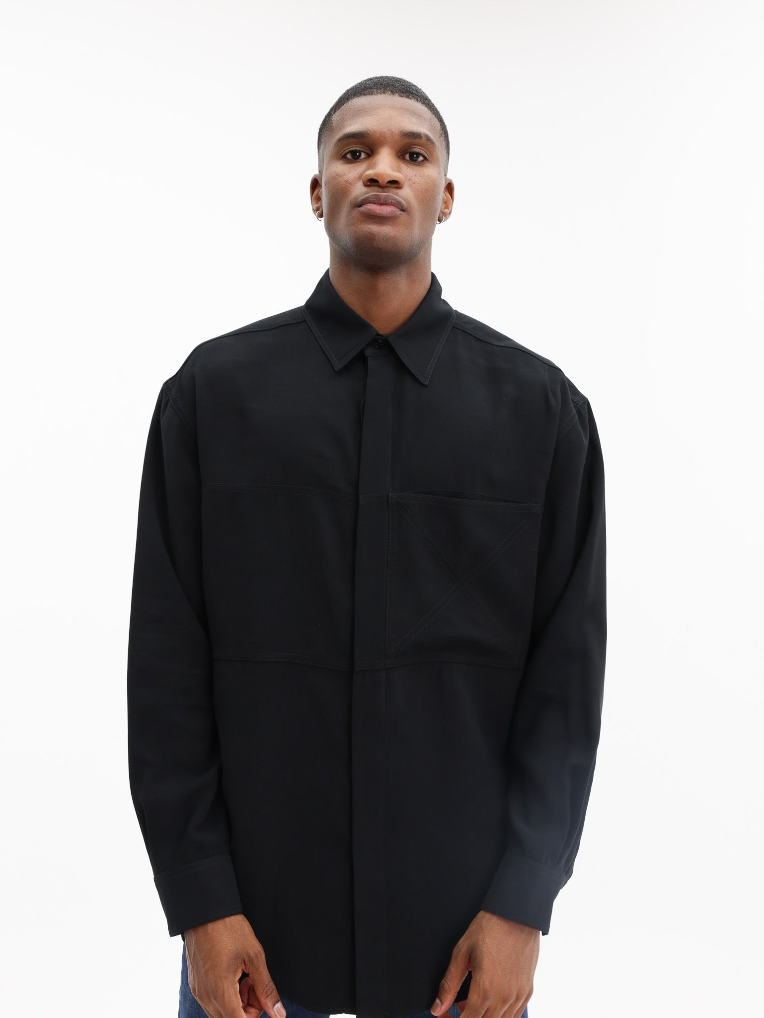 Iceberg Shirt Long Sleeve Black