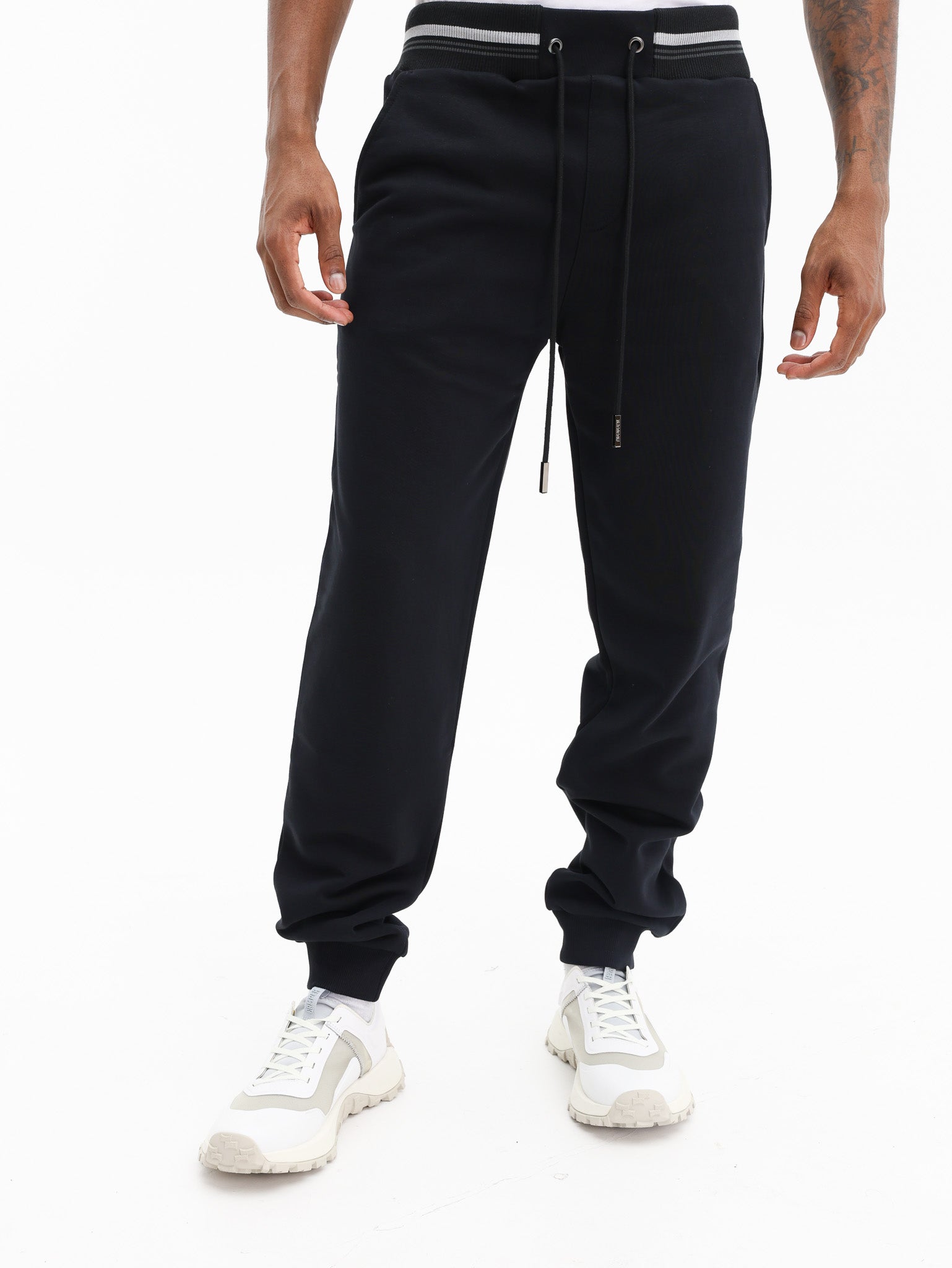 Iceberg Jogger Embossed Logo Black