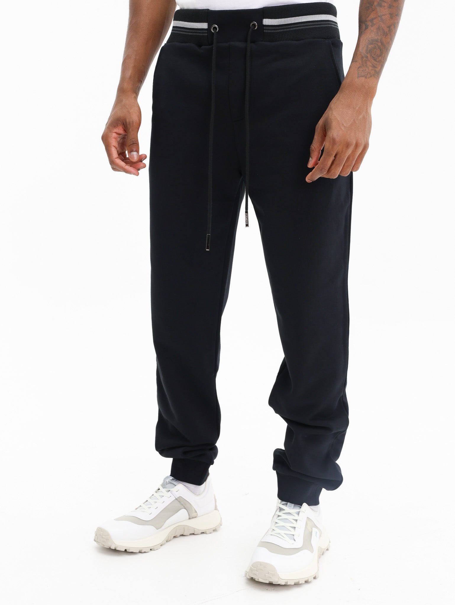 Iceberg Jogger Embossed Logo Black