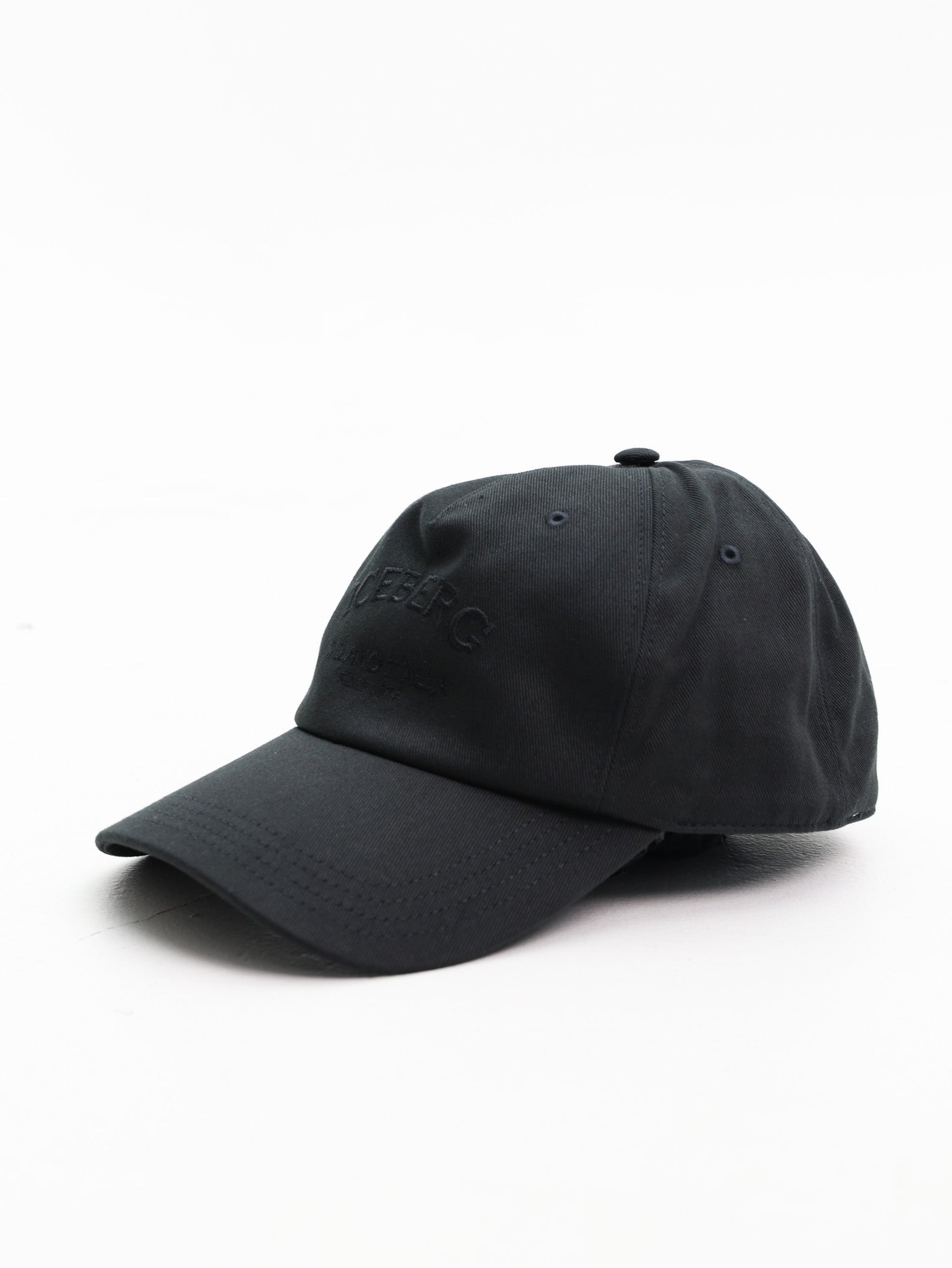 Iceberg Cap Milano Italia Logo Black