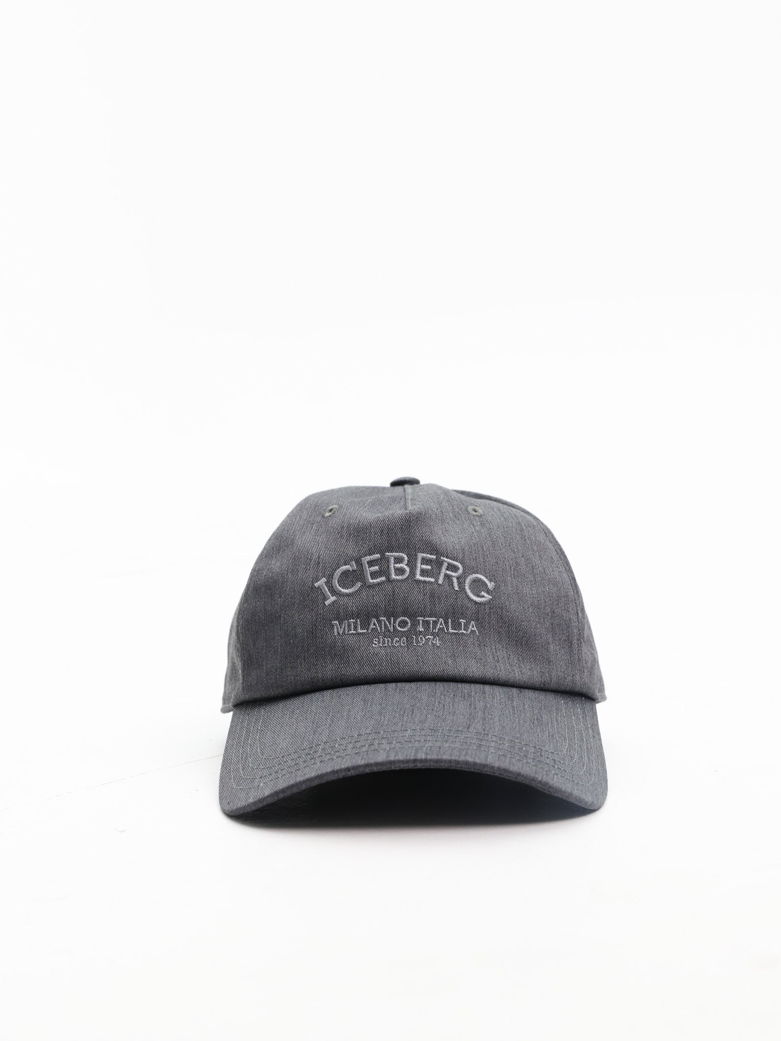 Iceberg Cap Milano Italia Logo Grey