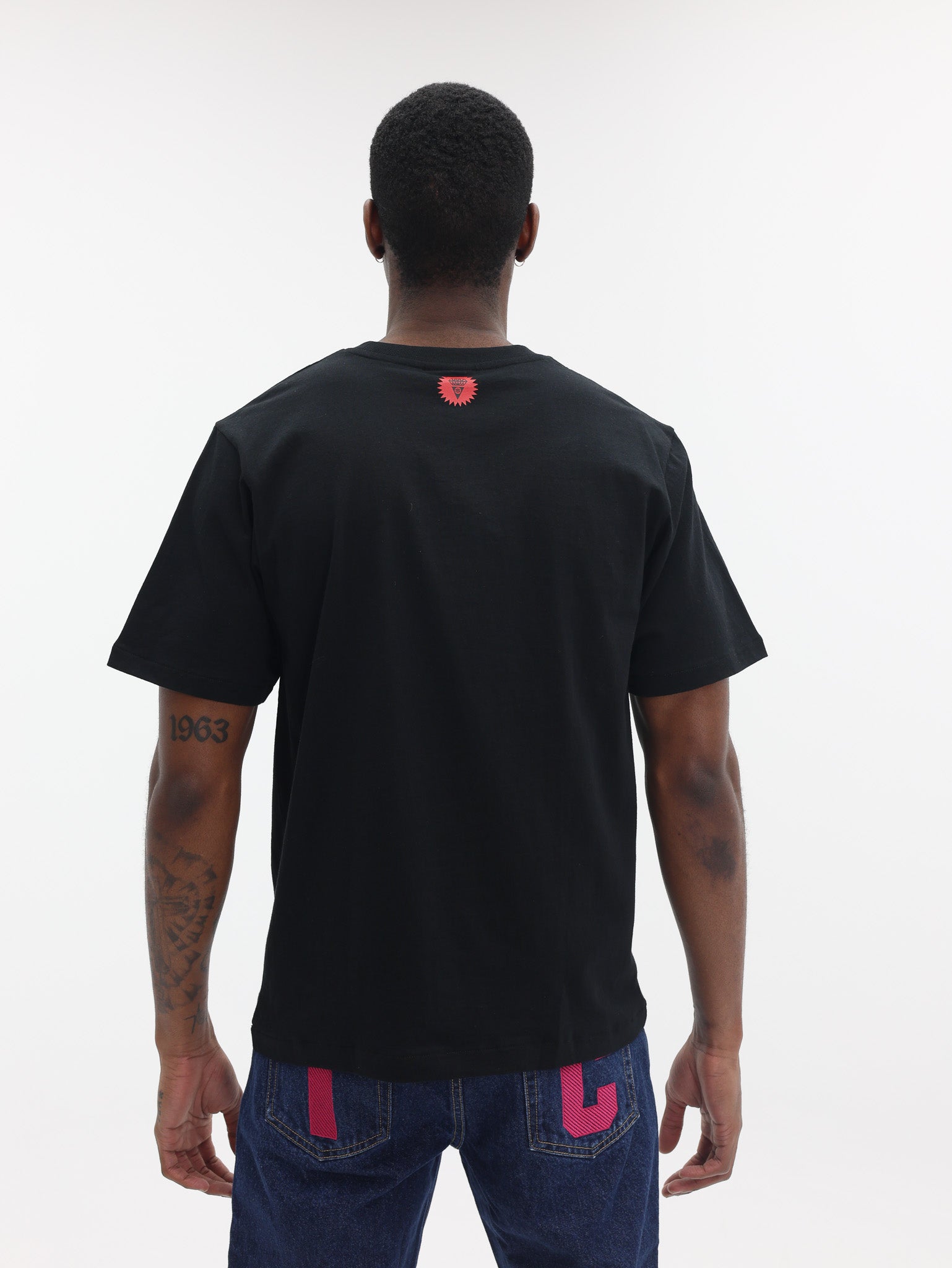 Ice Cream  T-Shirt Running Dog Black