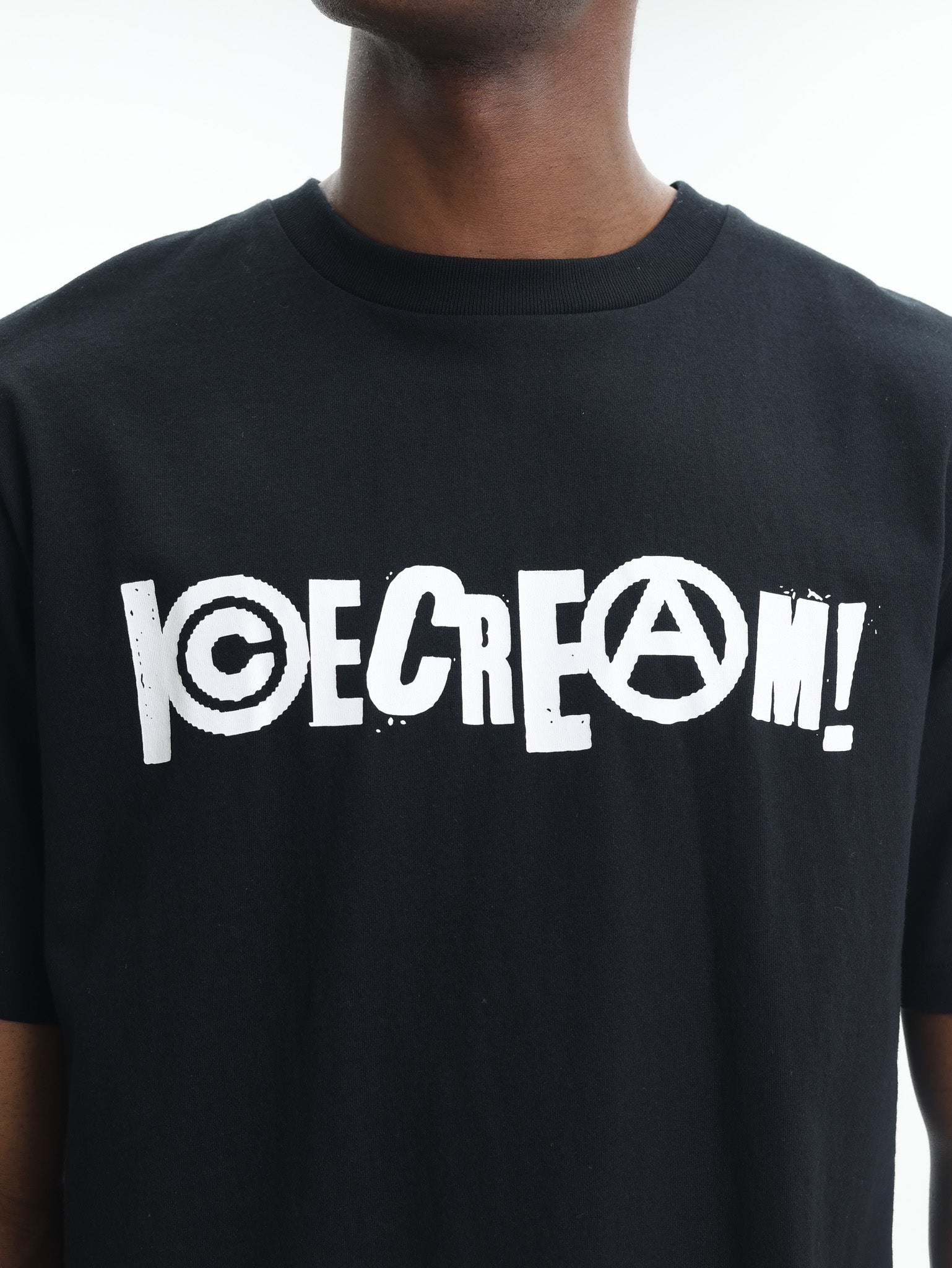 Ice Cream T-Shir Anarchy T Black