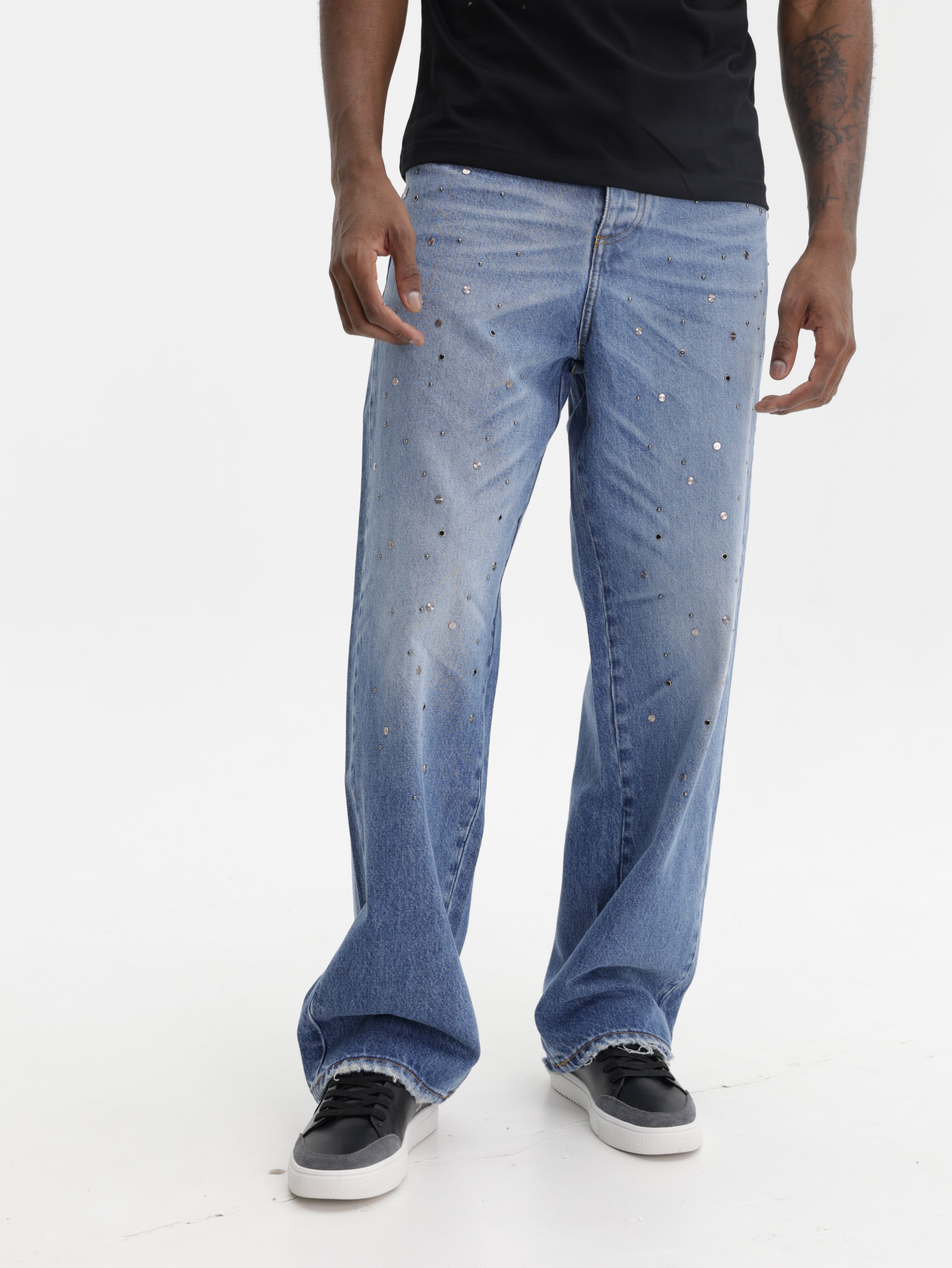 John Richmond Jeans Studded Bling Denim