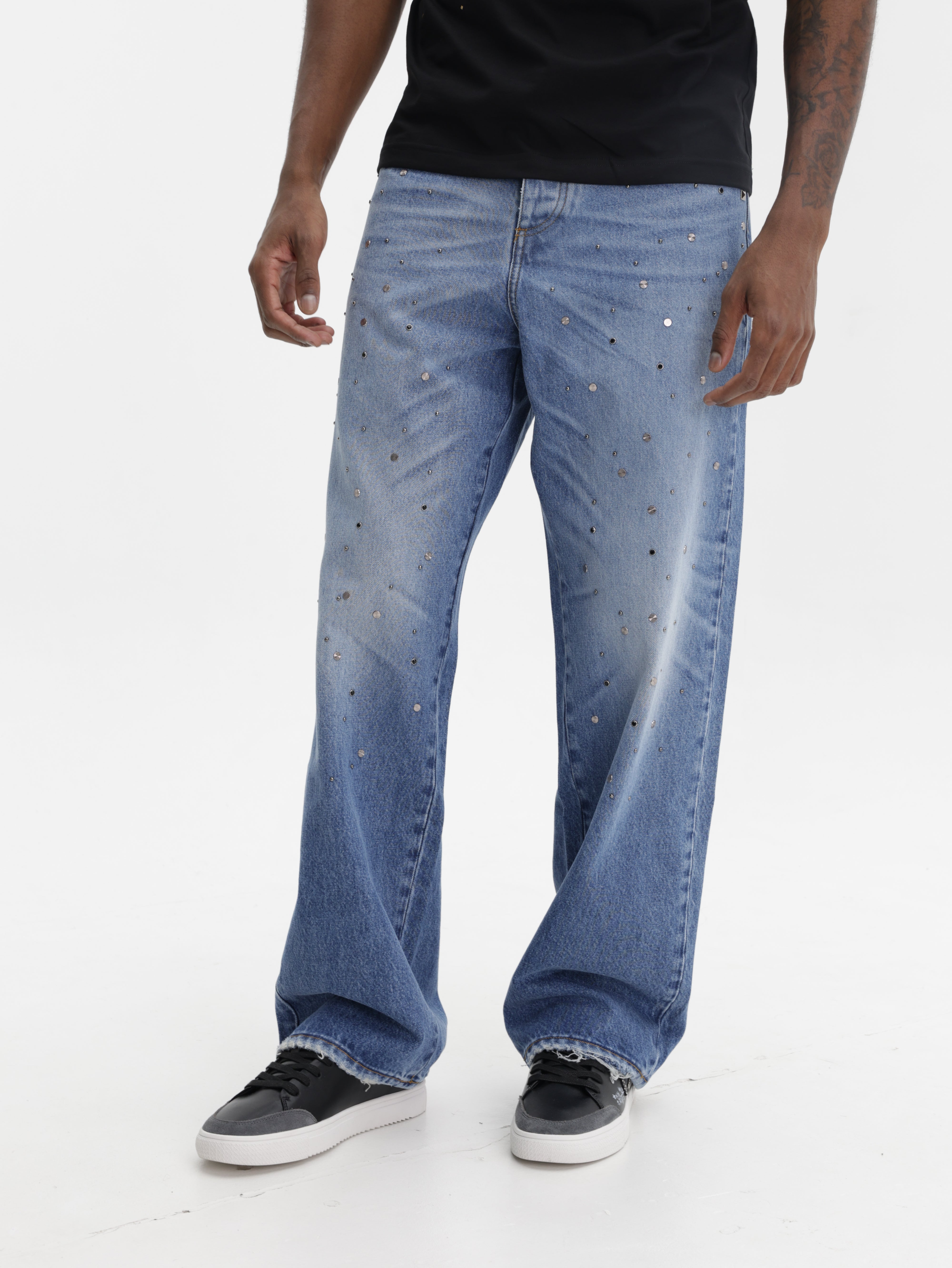 John Richmond Jeans Studded Bling Denim