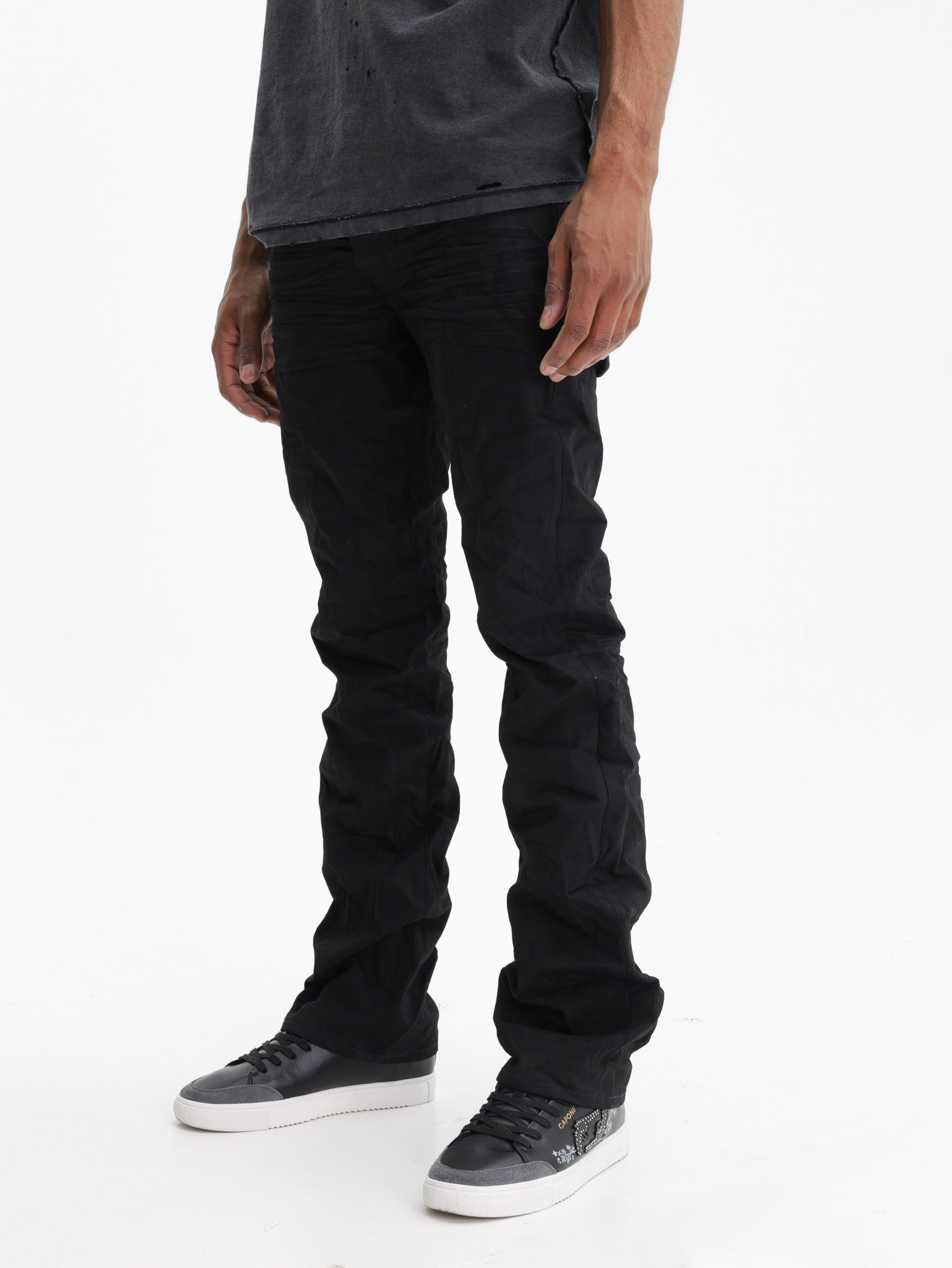 Purple Jeans Resin Flare Black