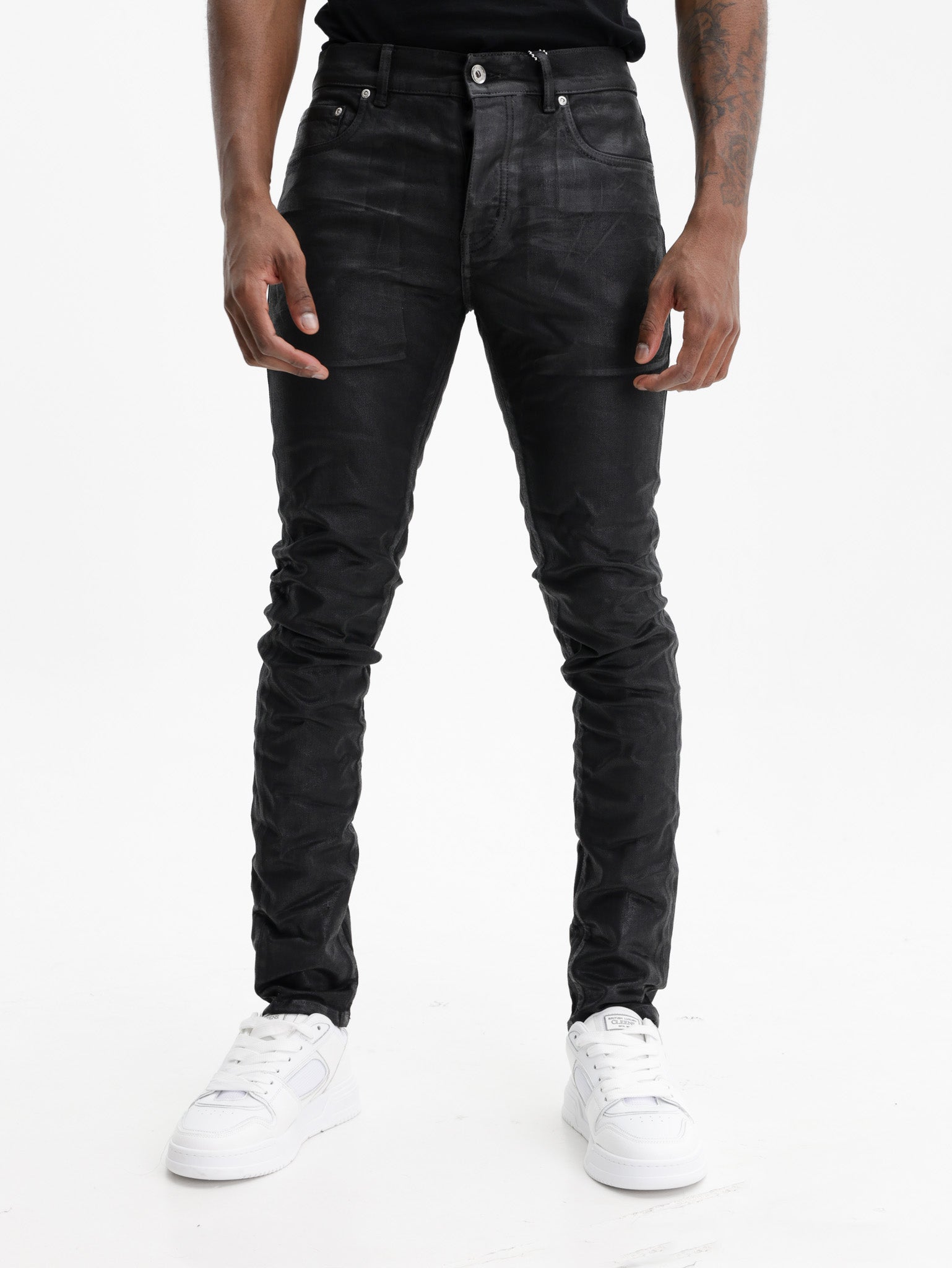 Purple Jeans Patent Film Black