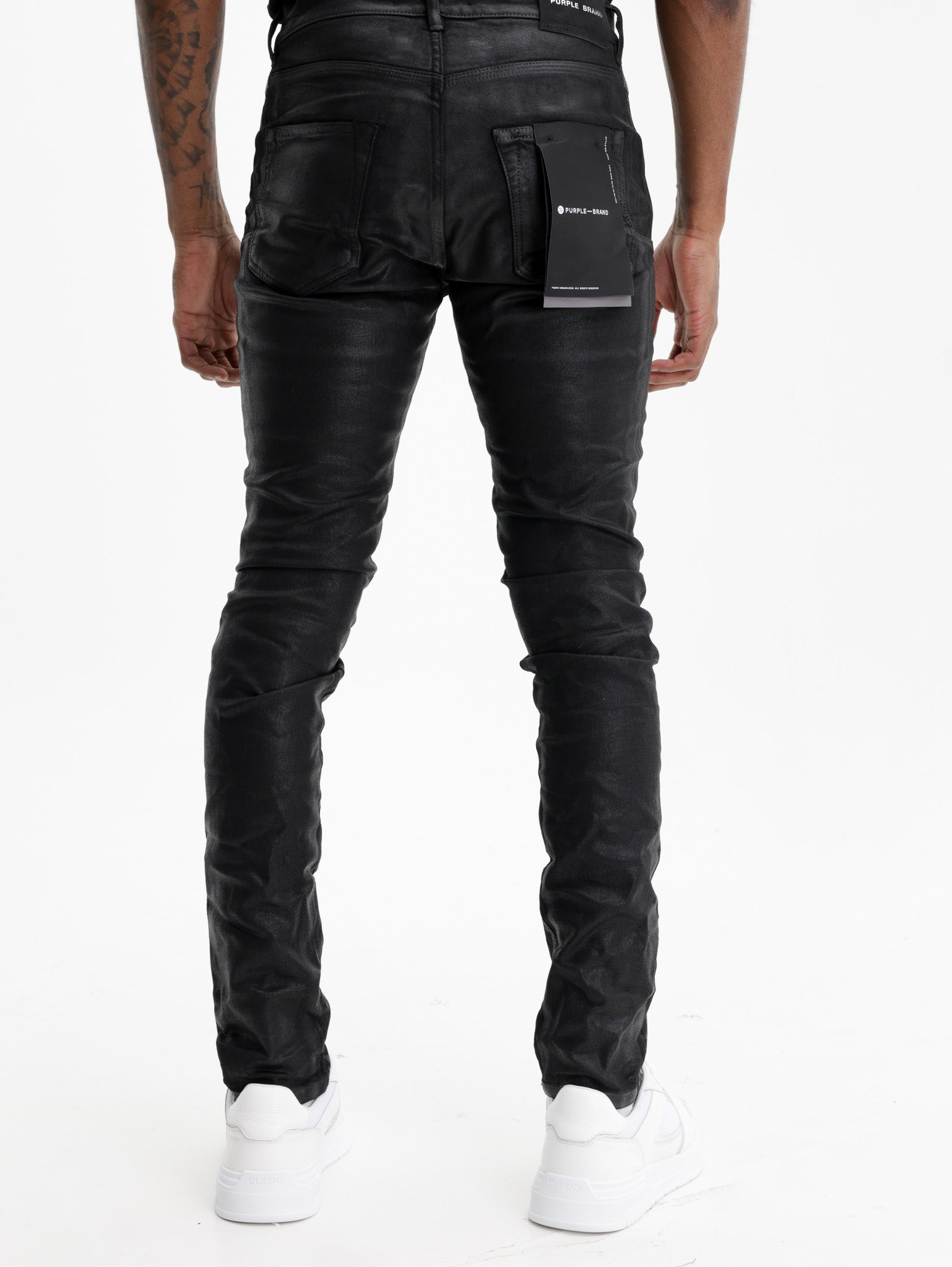 Purple Jeans Patent Film Black