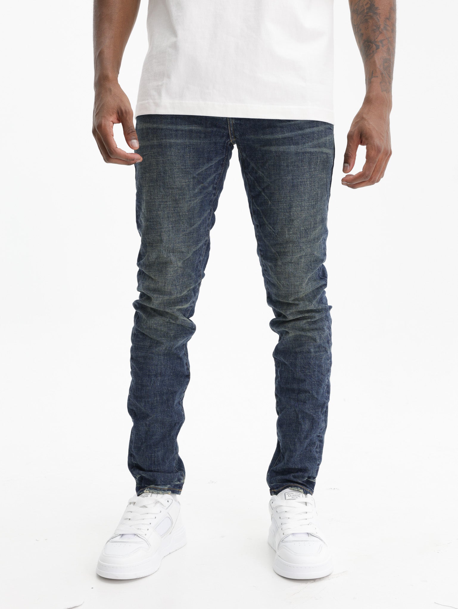 Purple Jeans Dark Stone Rinse Indigo