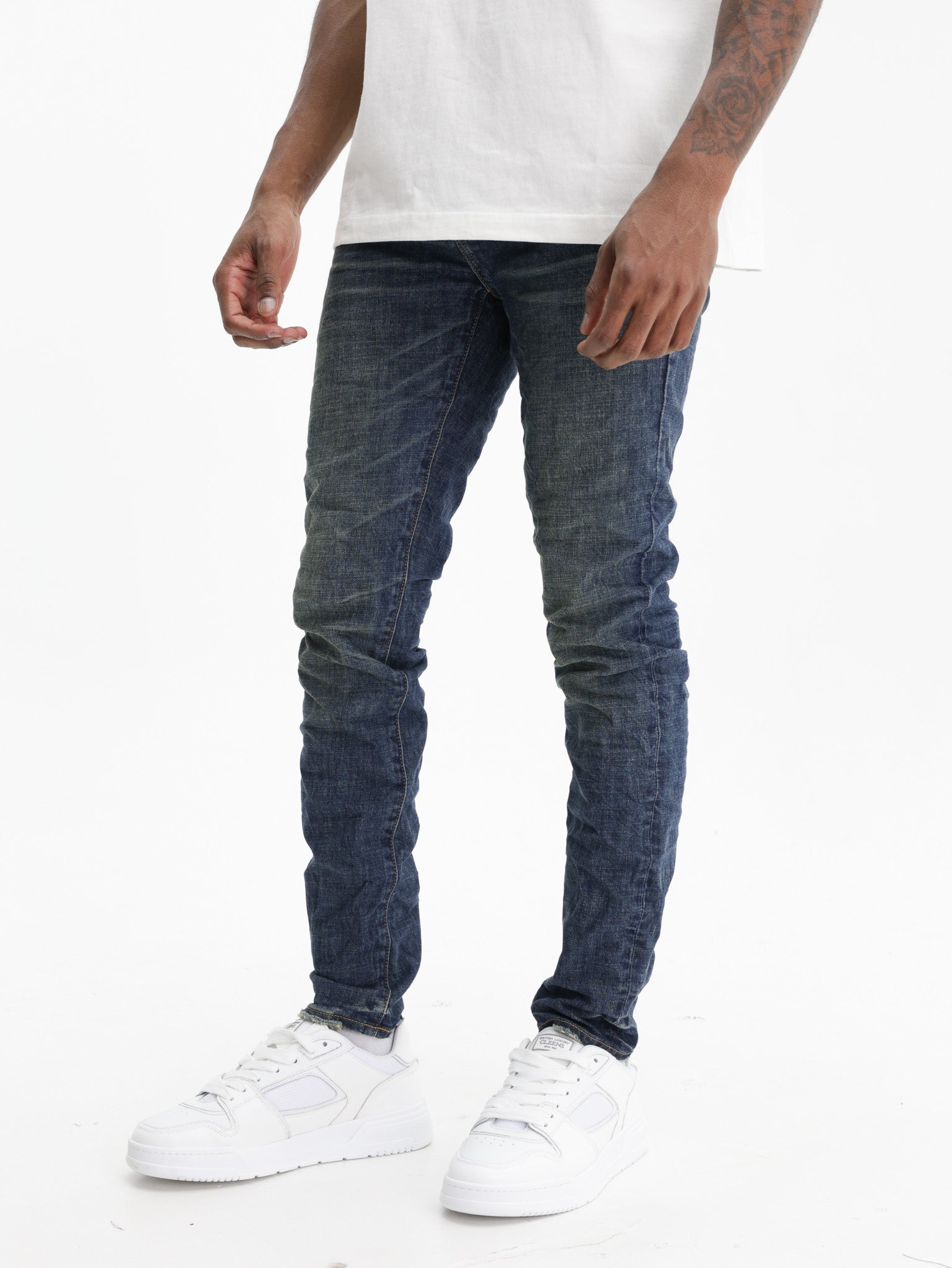 Purple Jeans Dark Stone Rinse Indigo
