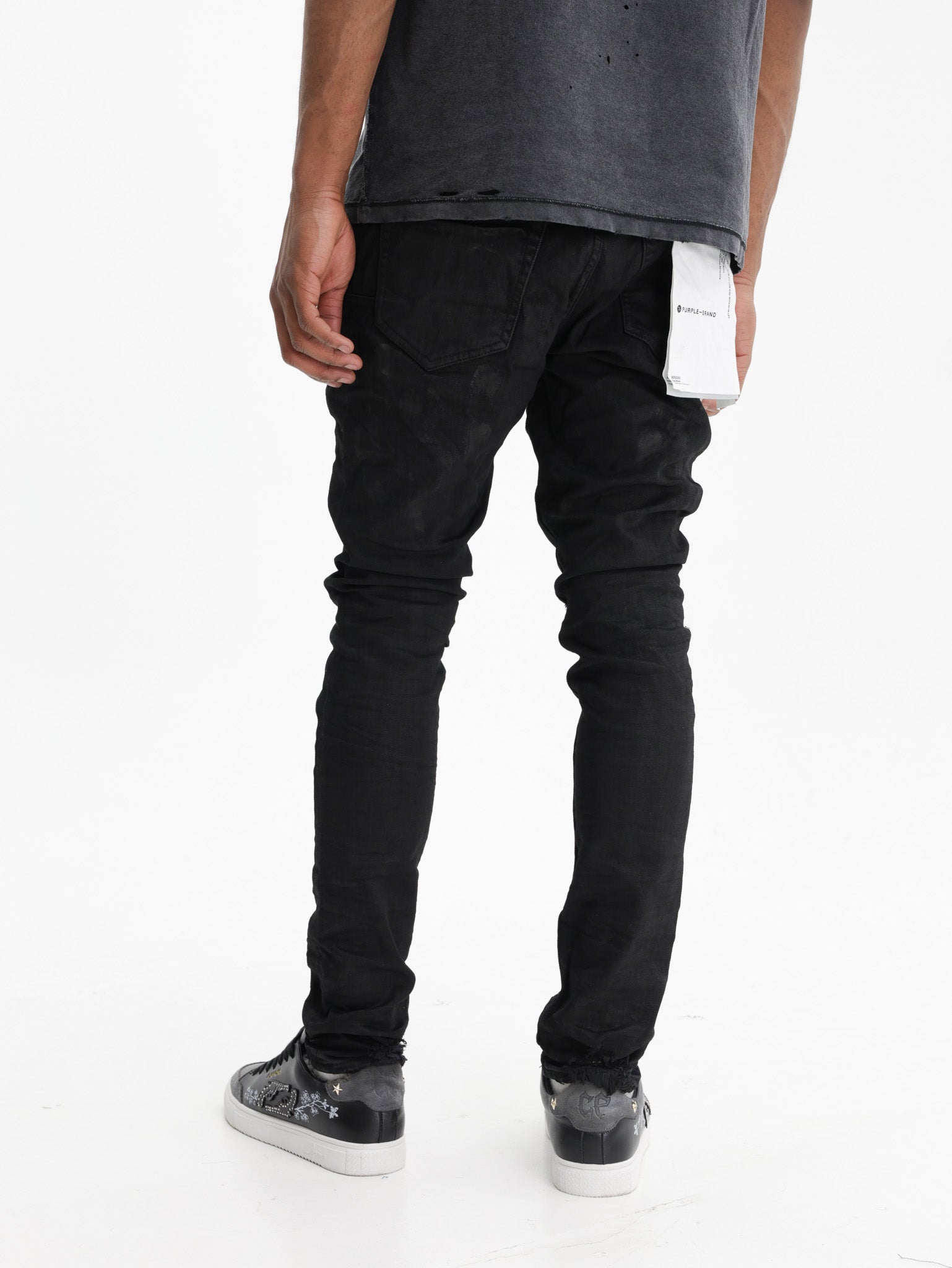 Purple Jeans Oil Spill Black