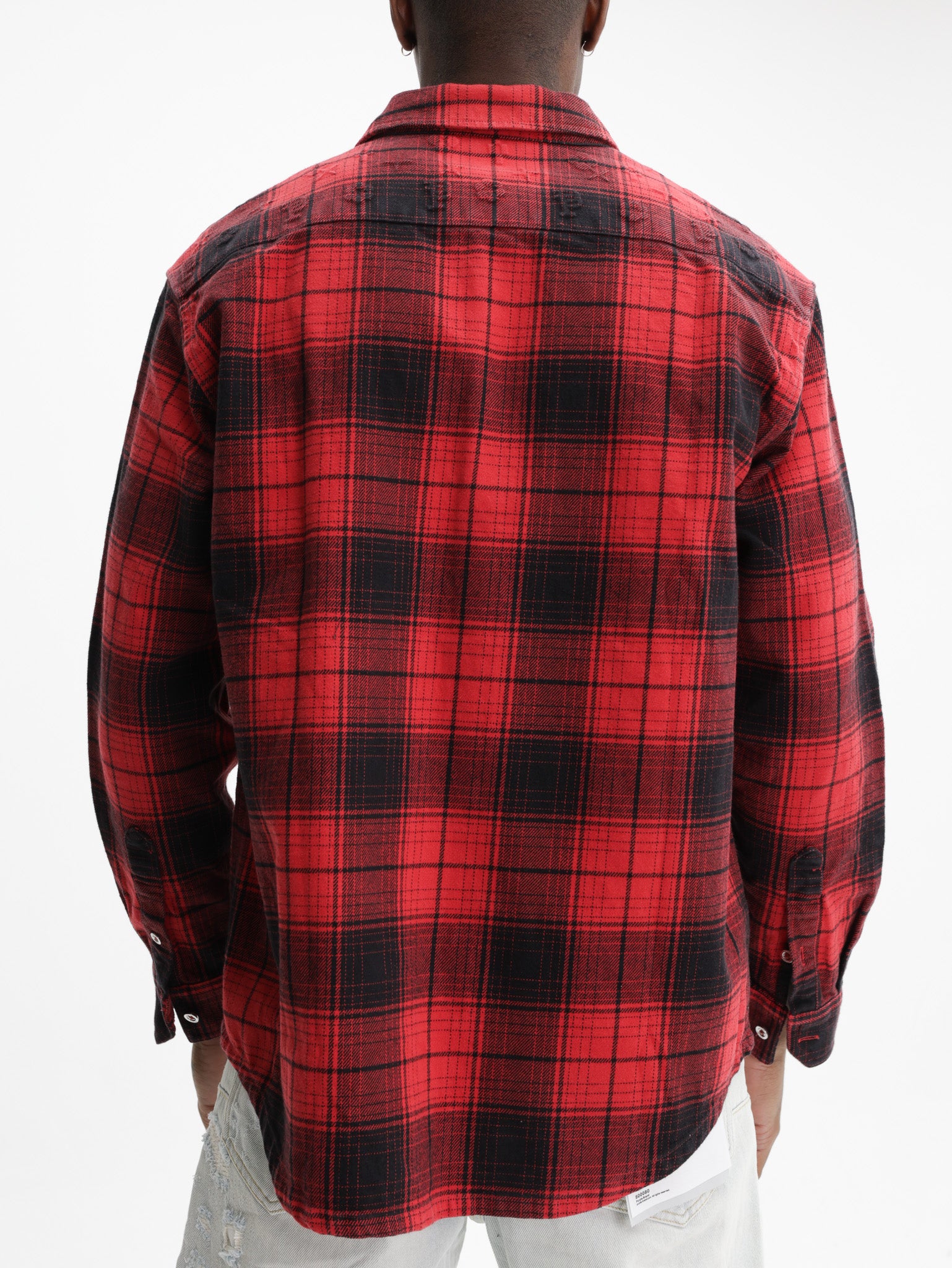 Purple Shirt Plaid Flannel Red