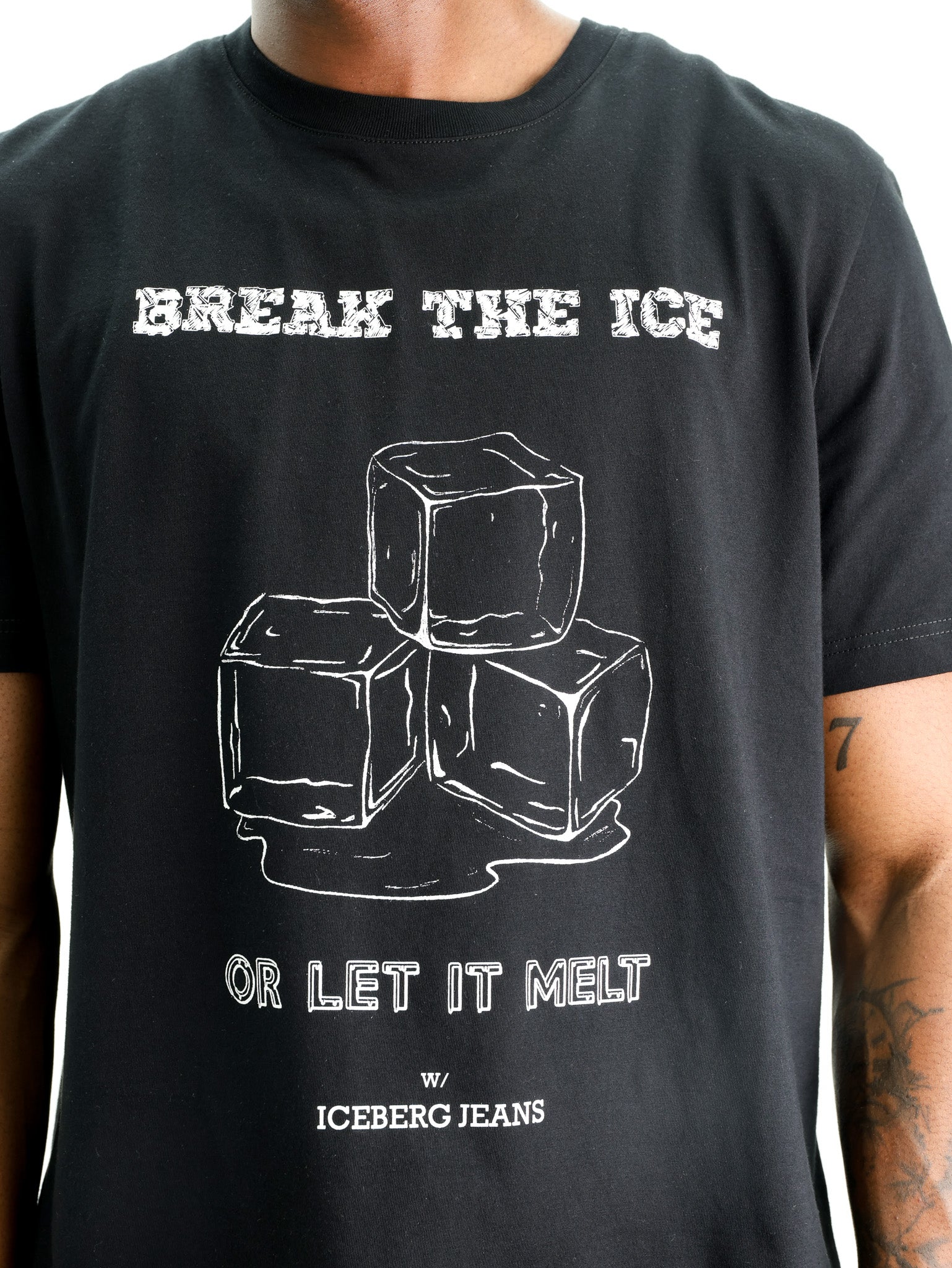 Iceberg T-Shirt Break The Ice Black