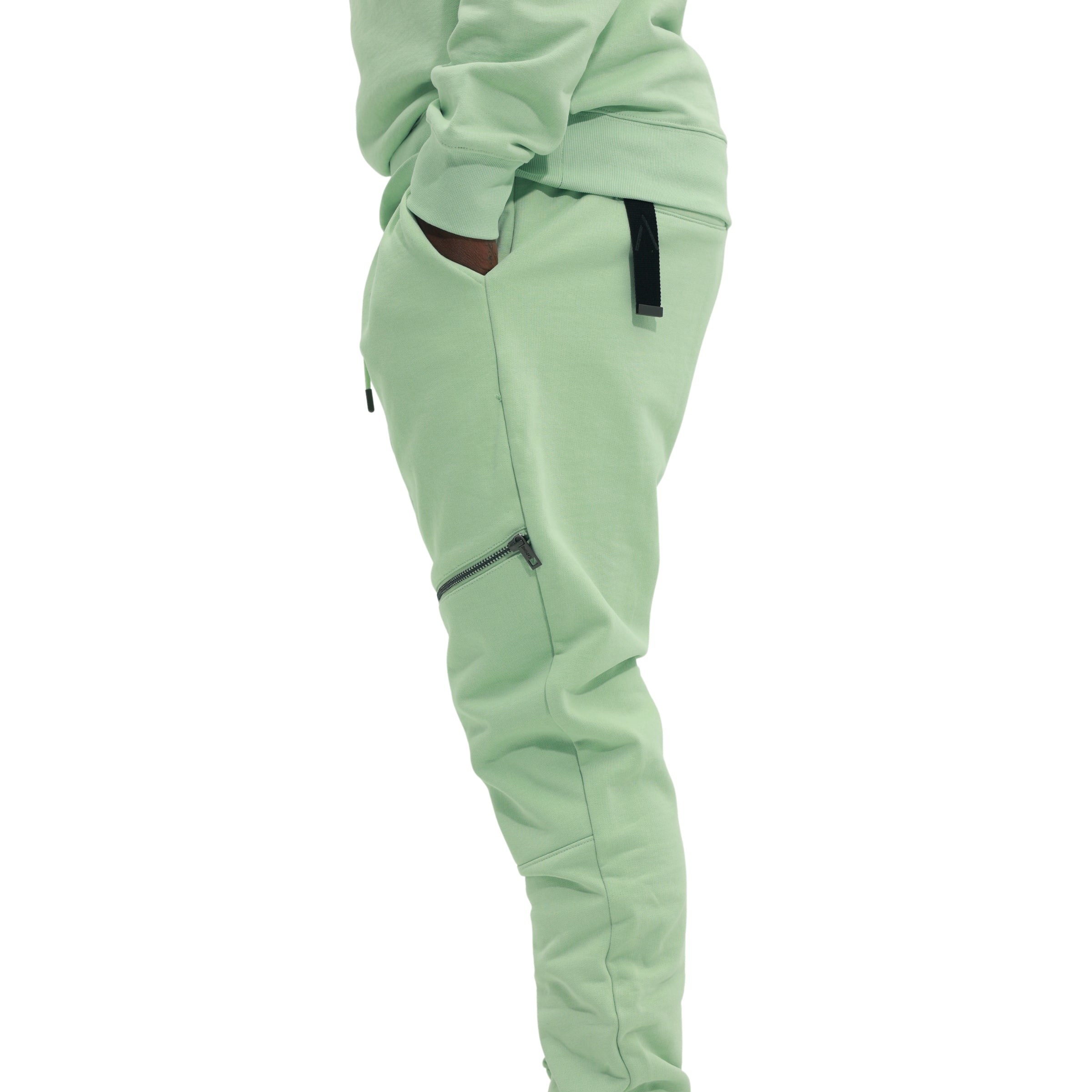 Capone Sweatpants Zipped Mint
