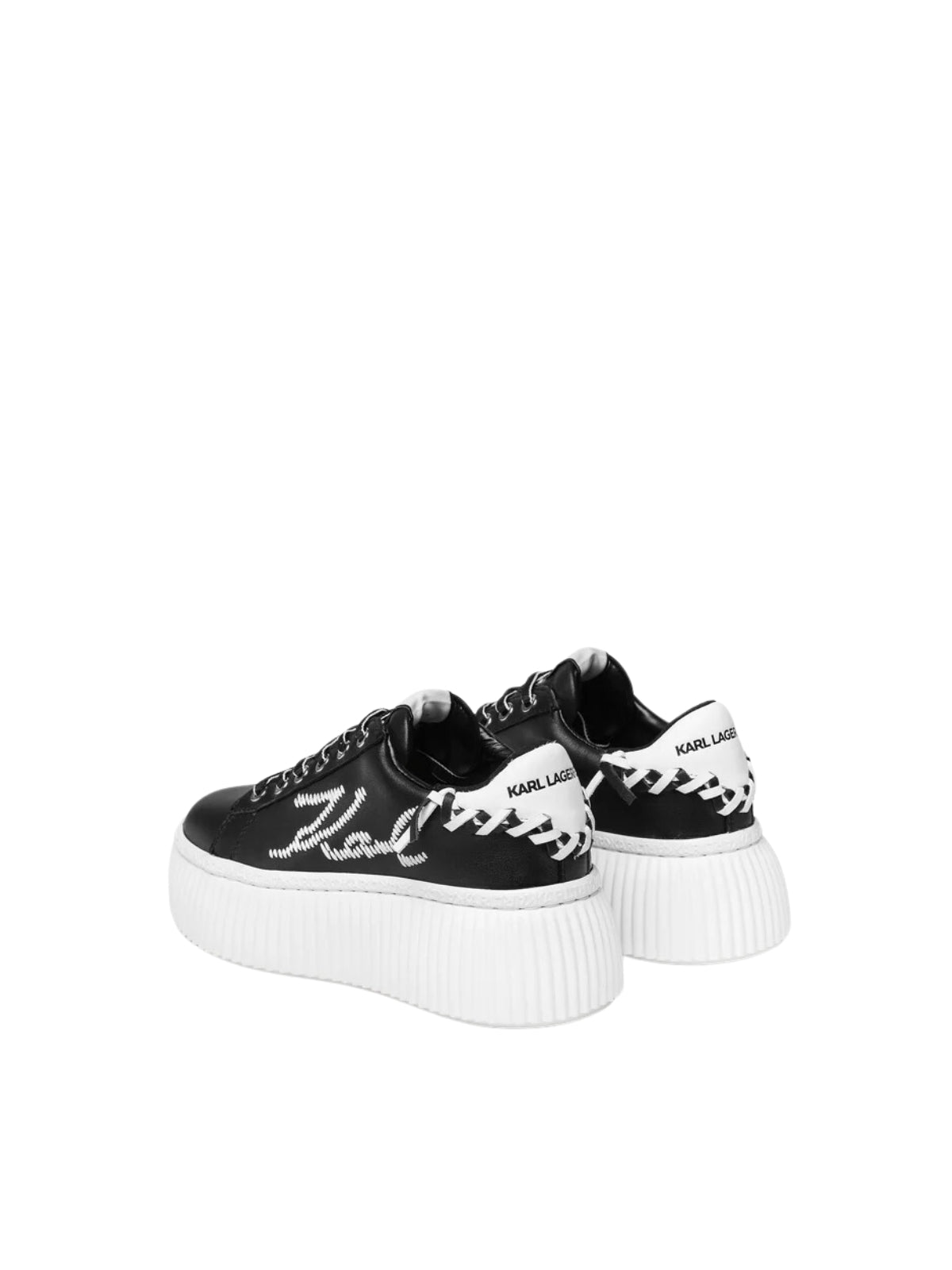 Karl Lagerfeld Sneaker Ladies Kreeper Whipstitch Black