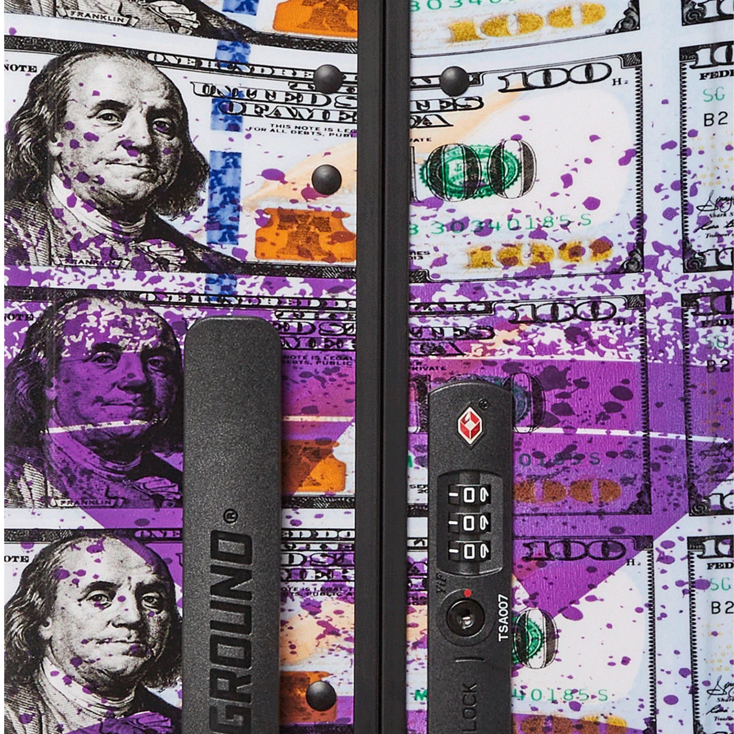 Spray Ground Bag Trolley Money Splat Lilac