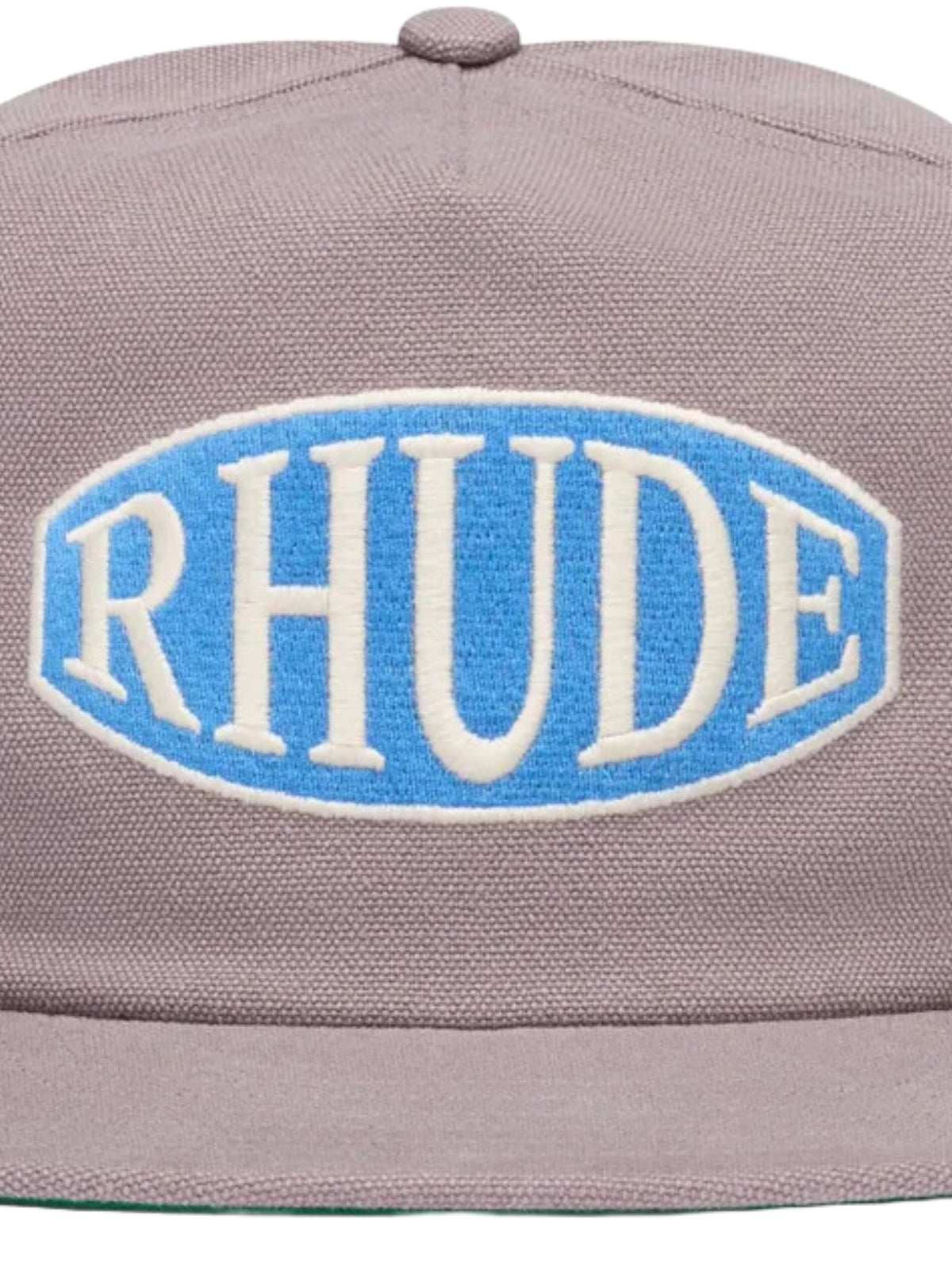 Rhude Cap Rally Washed Canvas Grey