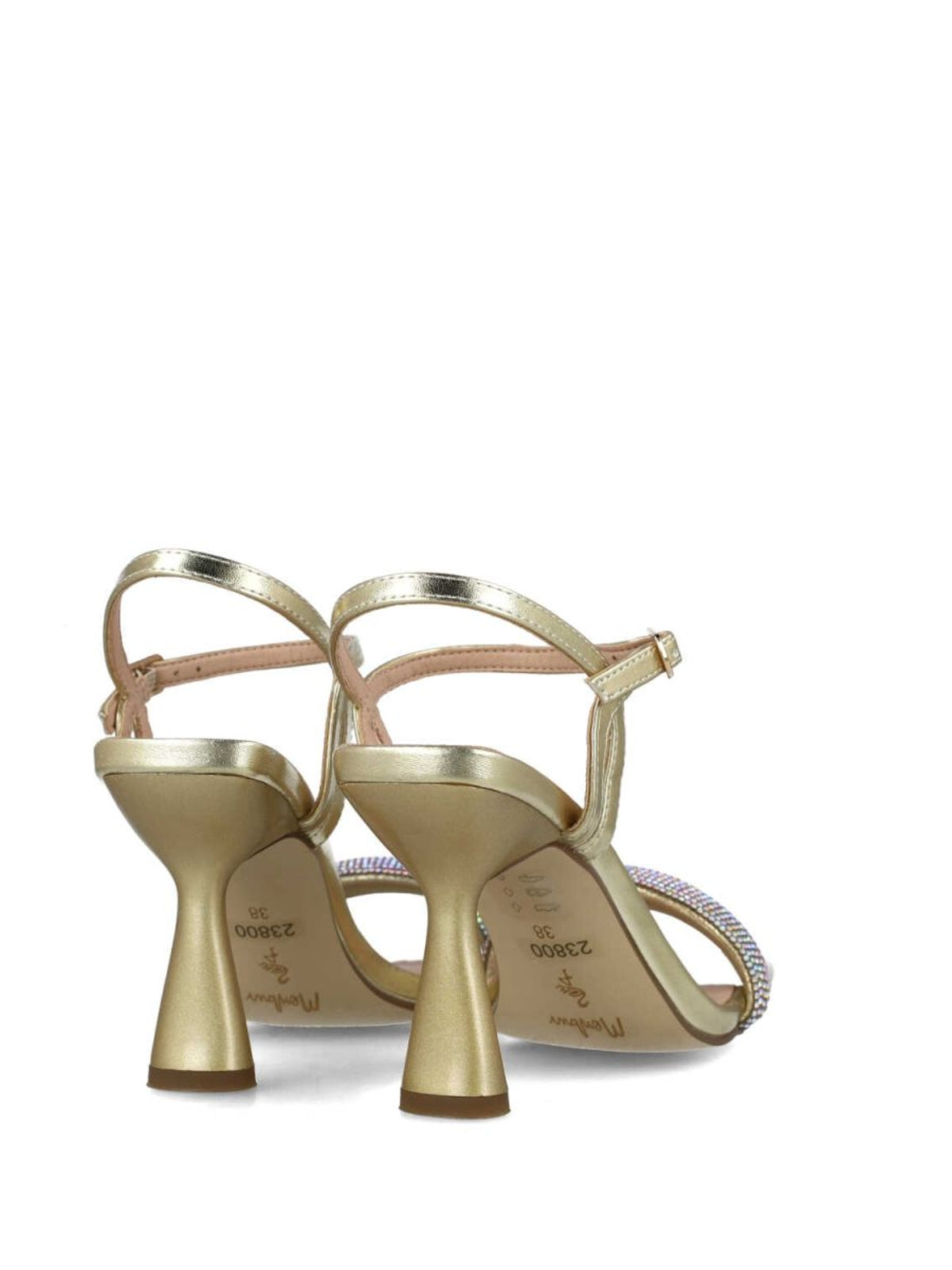 Menbur Heels Comma Heel Gold