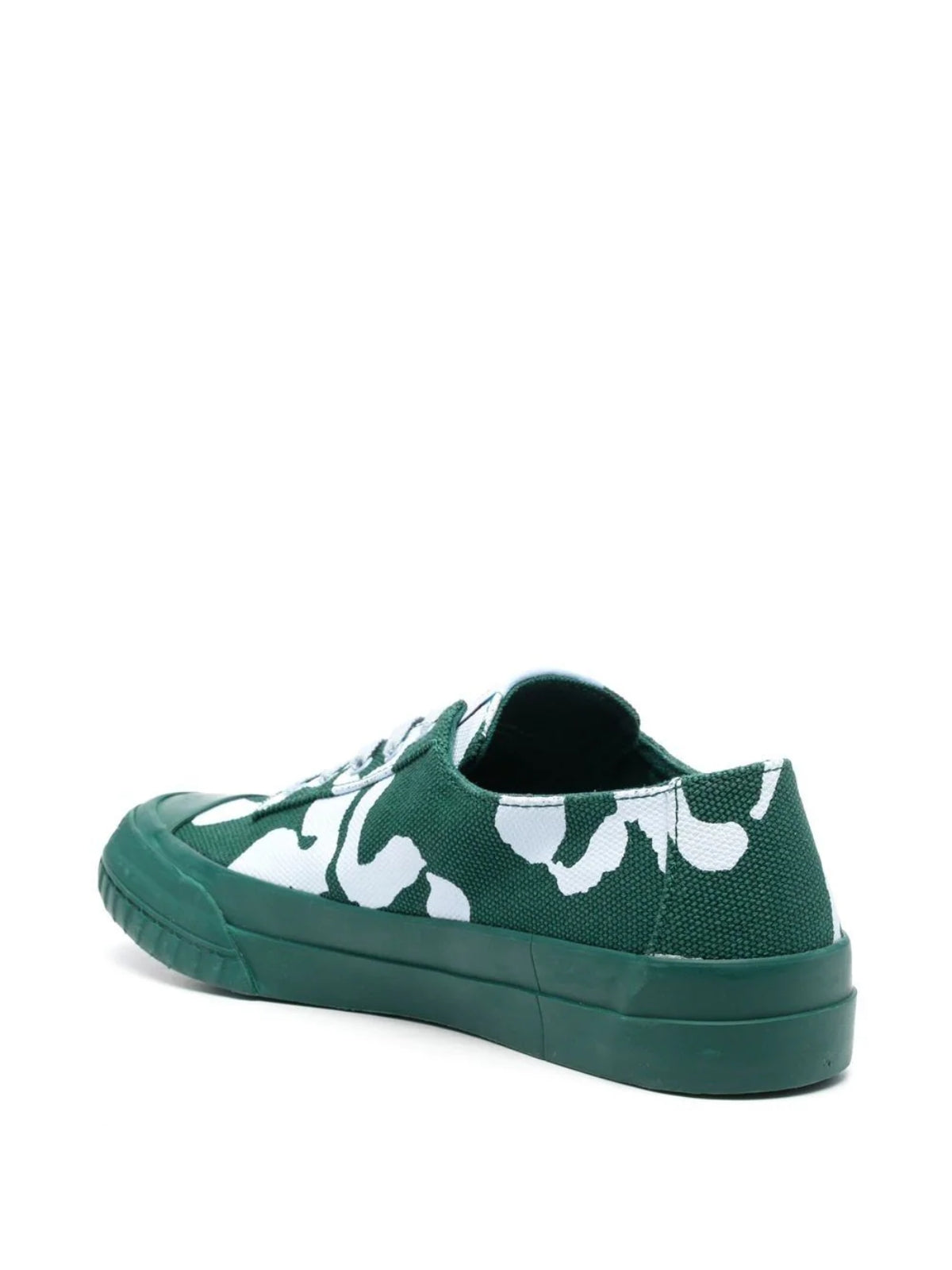 Camper Sneaker Lona Menta Flow Print White-Teal