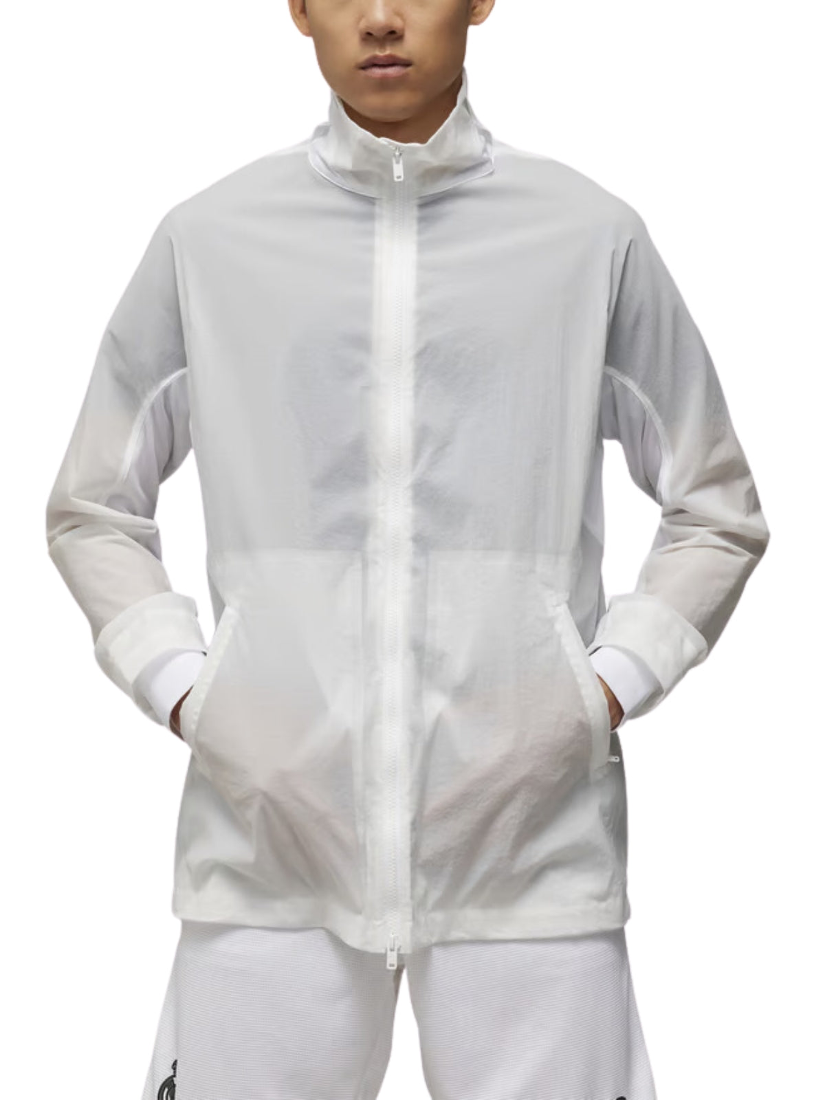 Y-3 Jacket Zip White