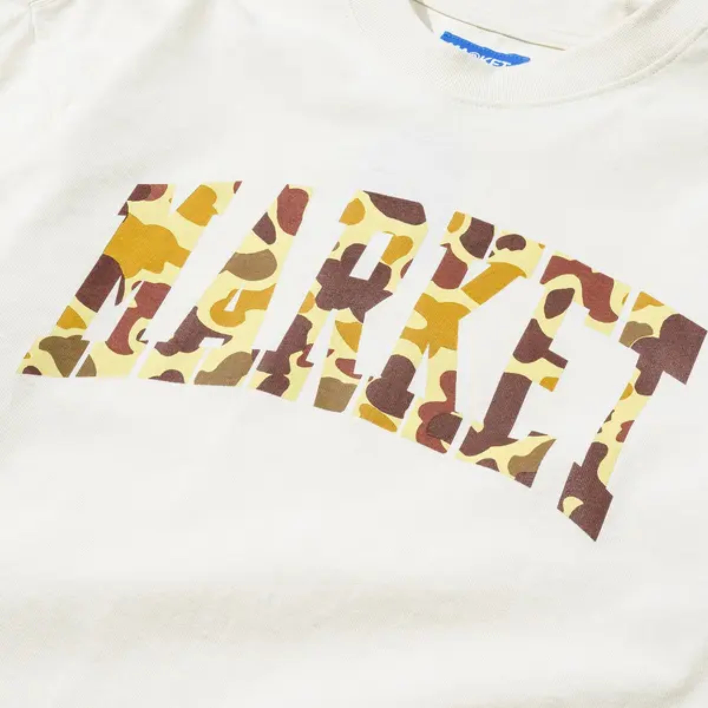 Market T-Shirt Dark Camo Ecru