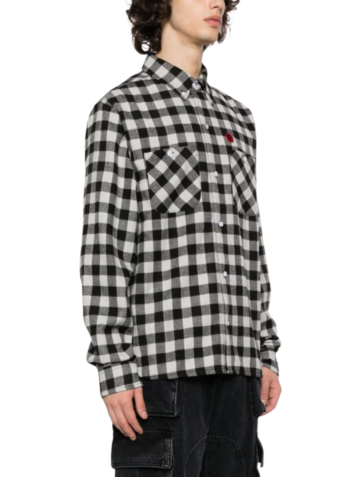 Ice-Cream Shirt Checkered Black-White