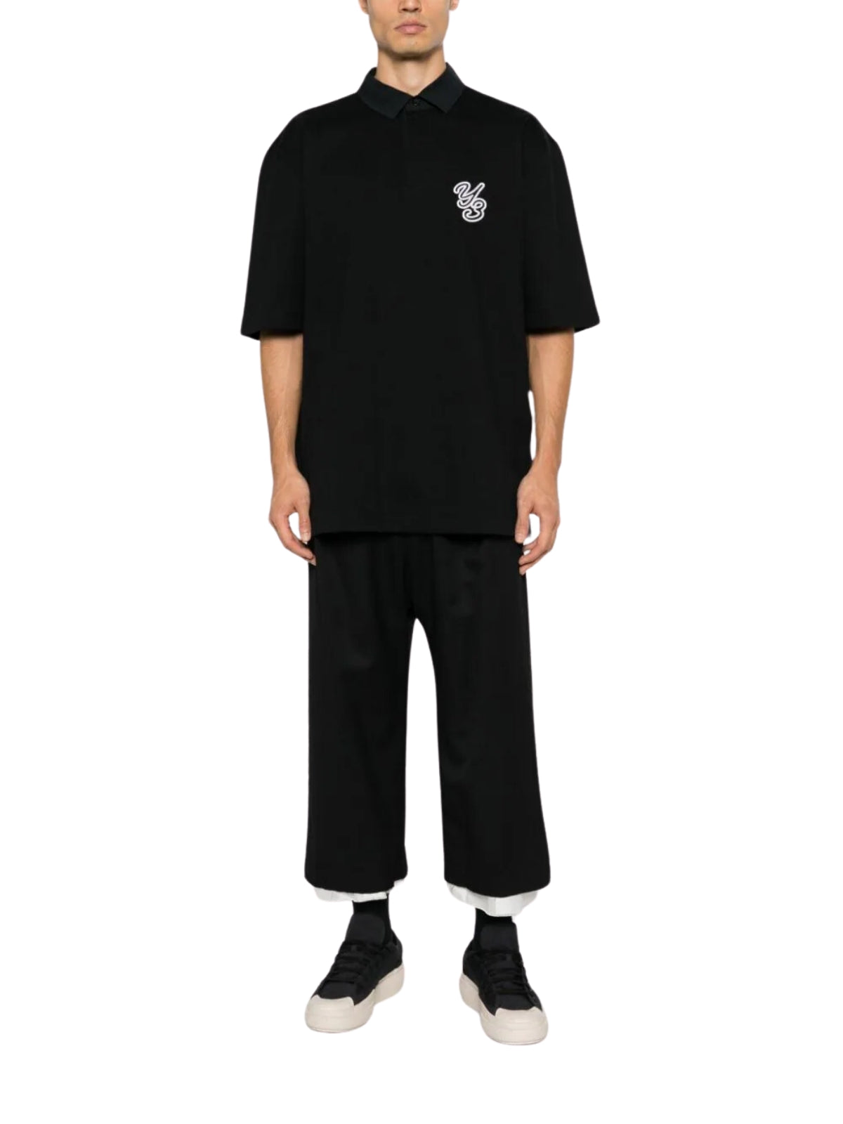 Y-3 Golfer Side Logo Black