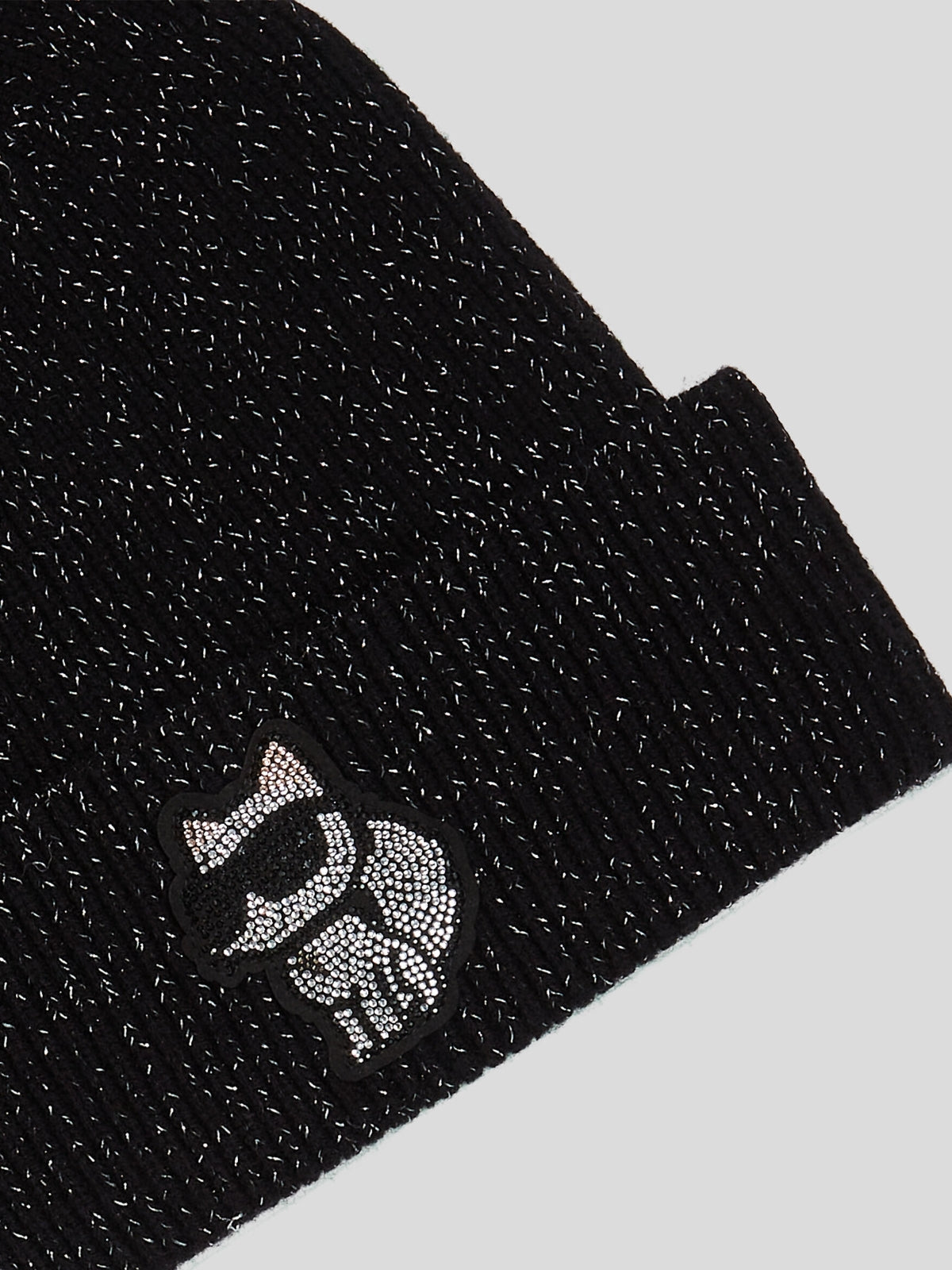 Karl Lagerfeld Beanie Iconic Choupette Black