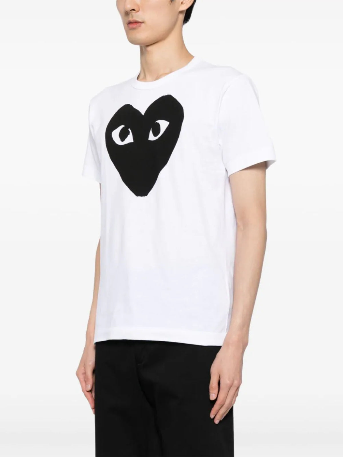 Comme Des Garcons T-Shirt Heart White