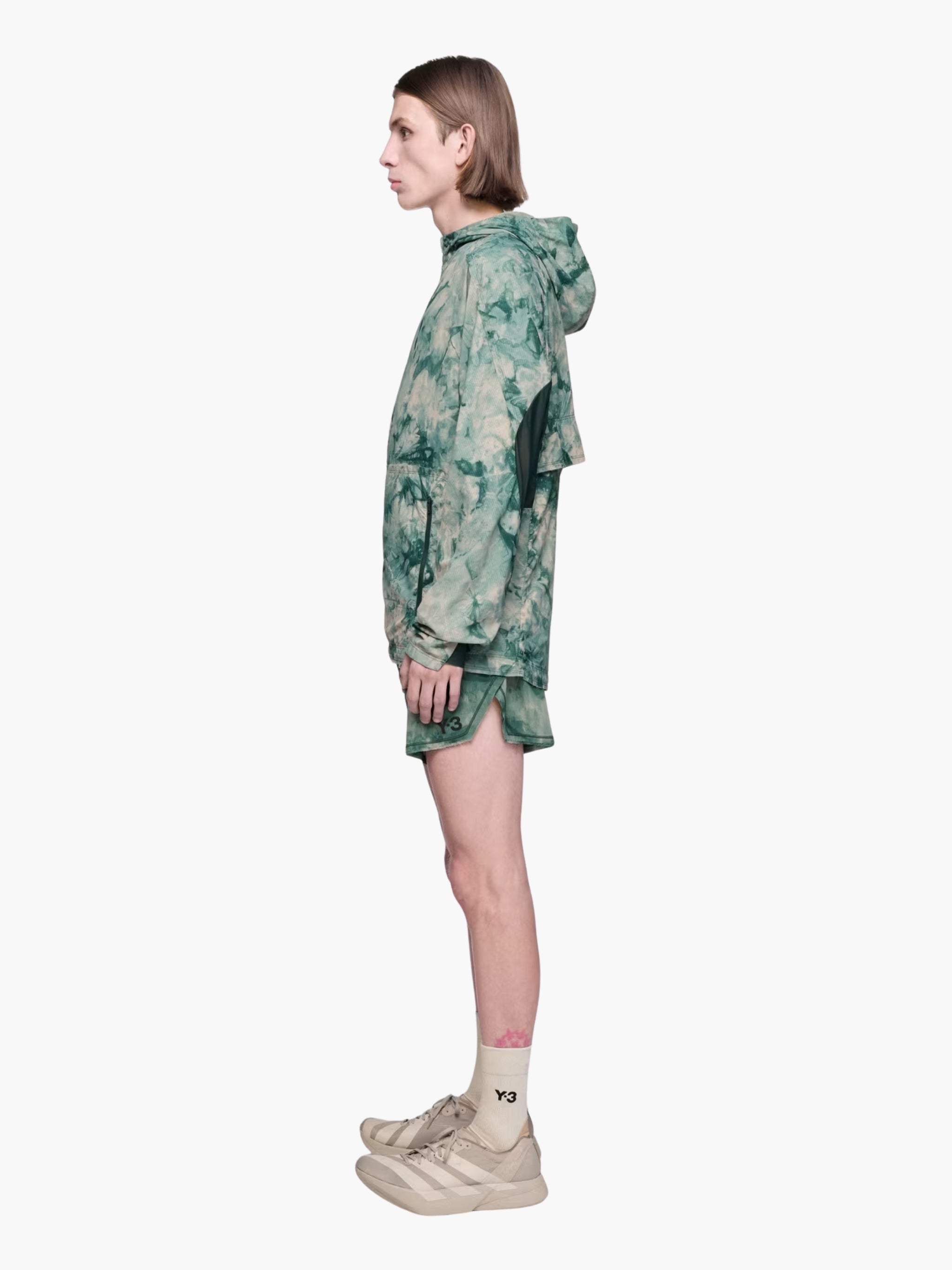 Y-3 Jacket M Aop Run Rc Multi Colour Teal