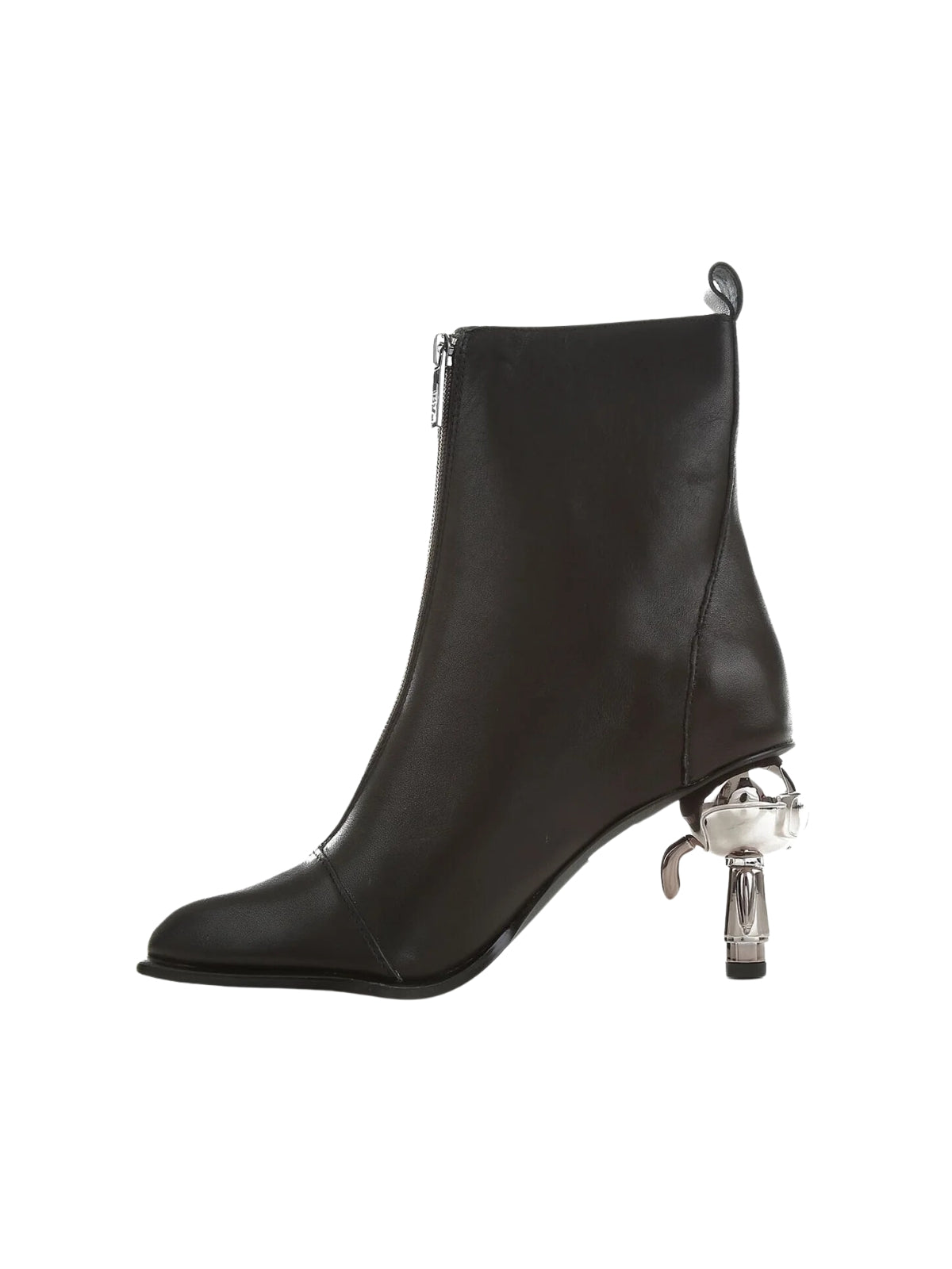 Karl Lagerfeld Heel Ikon Zip Ankle Black