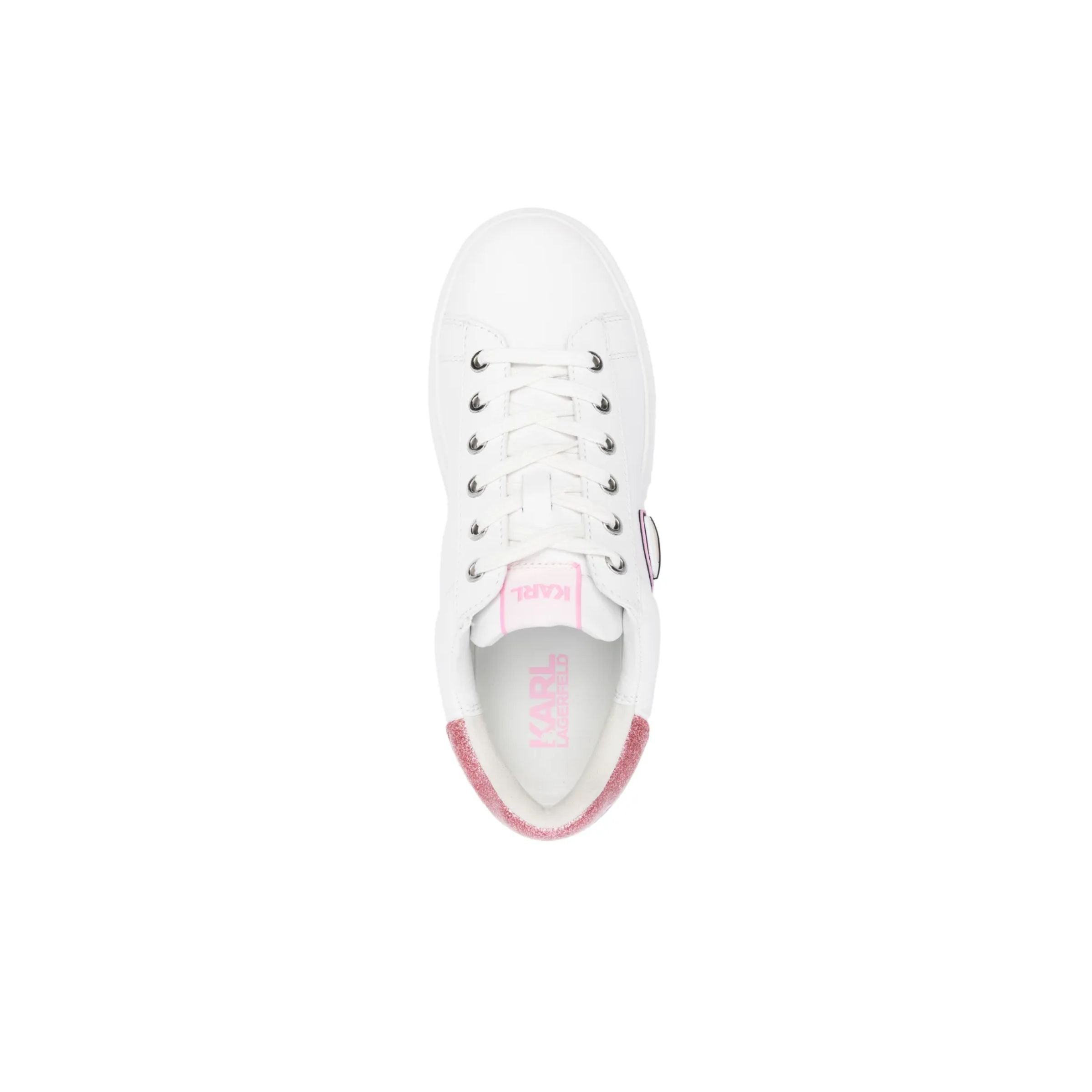 Karl Lagerfeld Sneaker Ladies Kapri Karl White-Pink