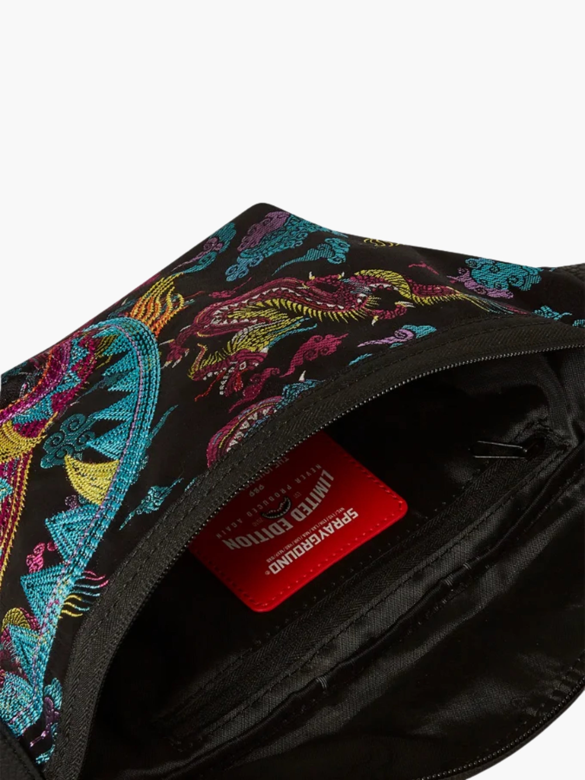 Spray Ground Bag Crossbody Embroidered Dragons Multi